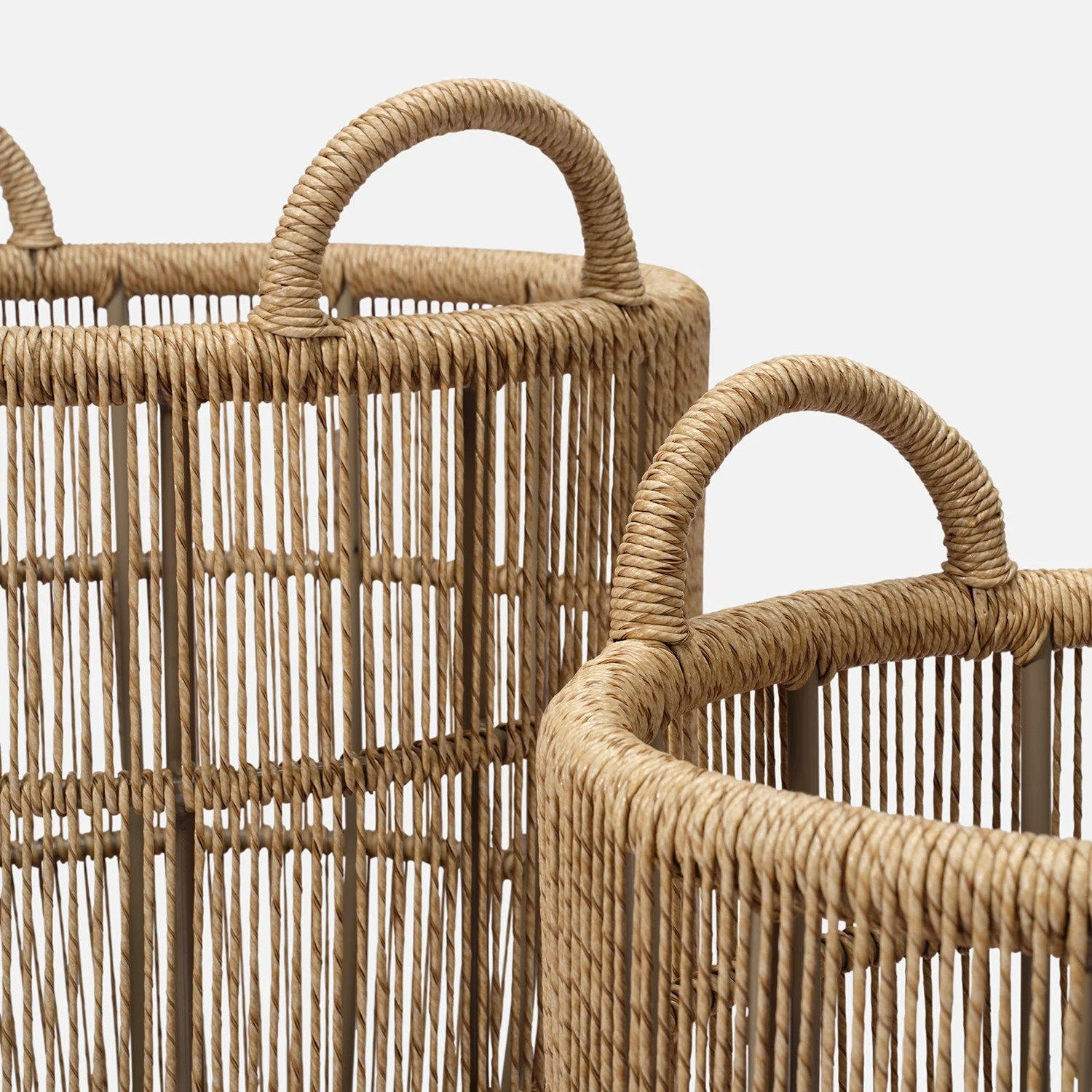 Alcoy Woven Storage Basket - Set of 2 - Image 4