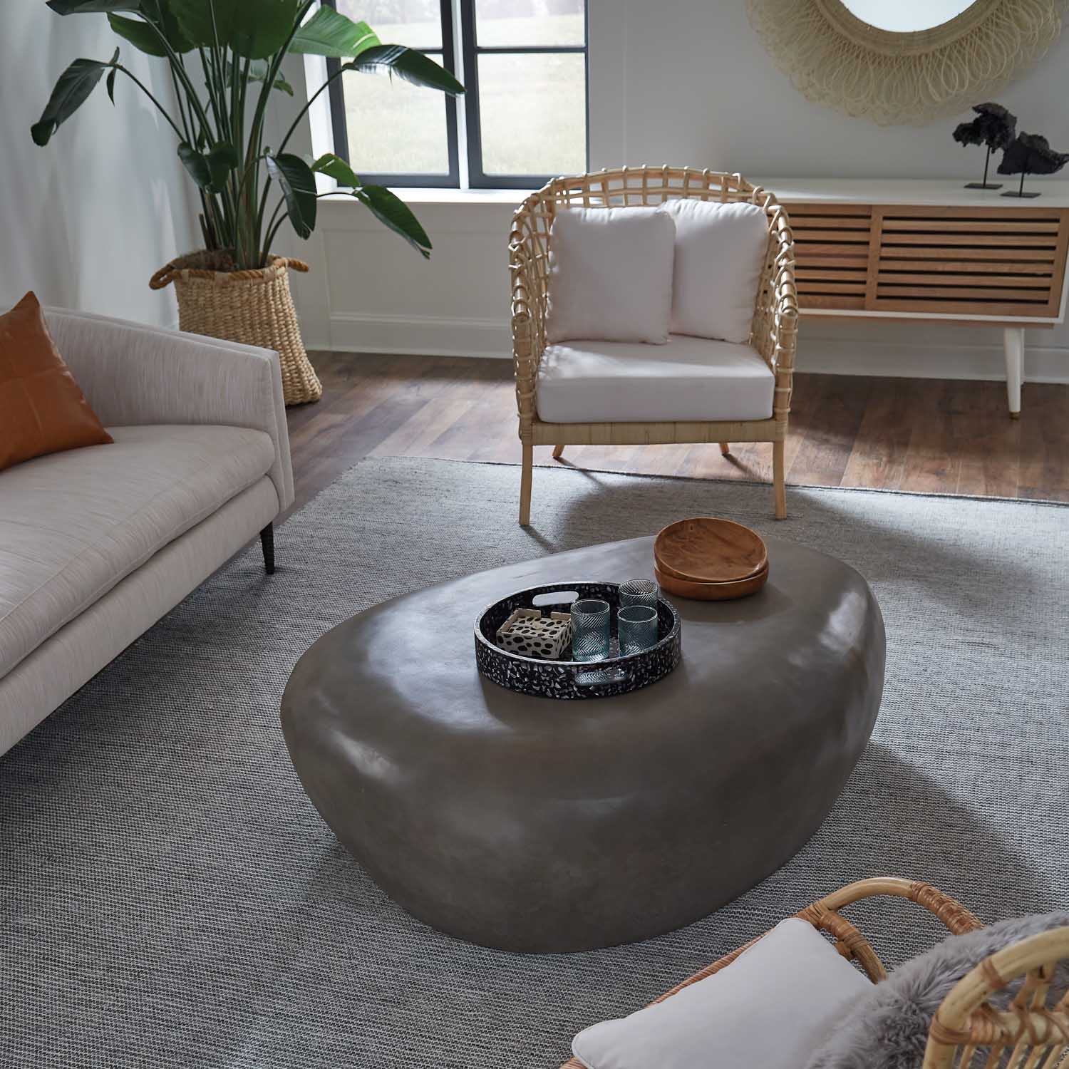 Aleksi Outdoor Coffee Table - Image 2