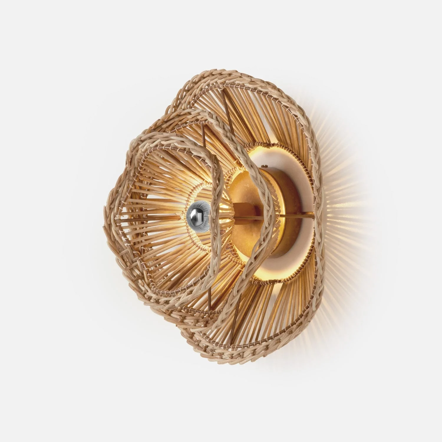 Alondra Floral Abstraction Wall Sconce - Image 3