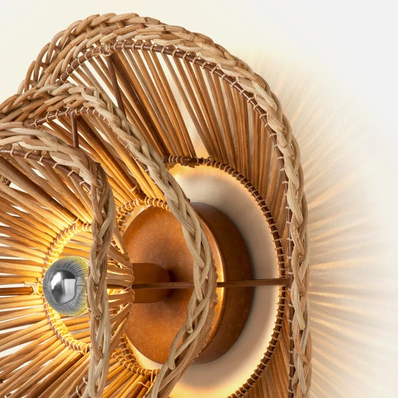 Alondra Floral Abstraction Wall Sconce - Image 7