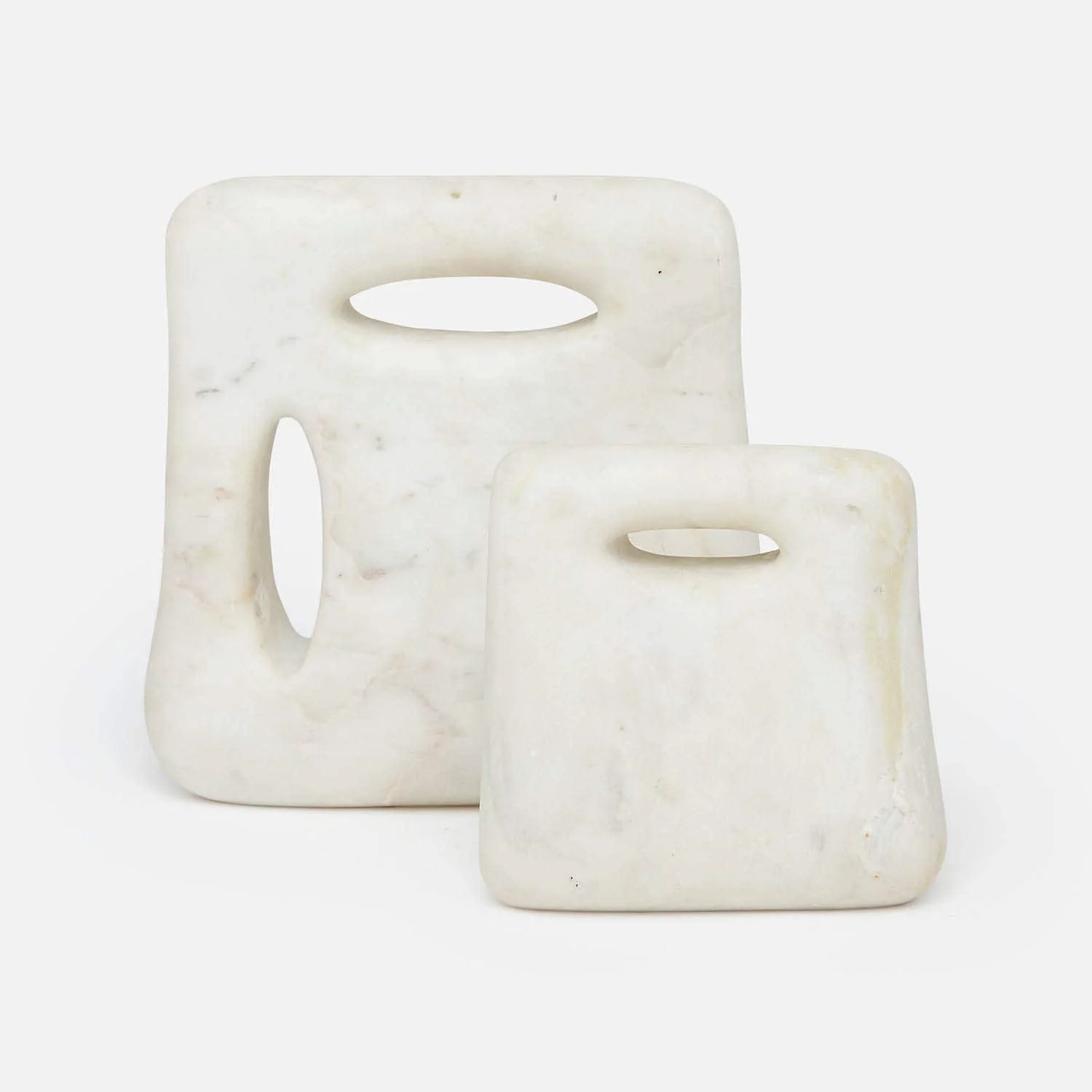 Alvis Marble Sculpture - Set of 2 - Image 4