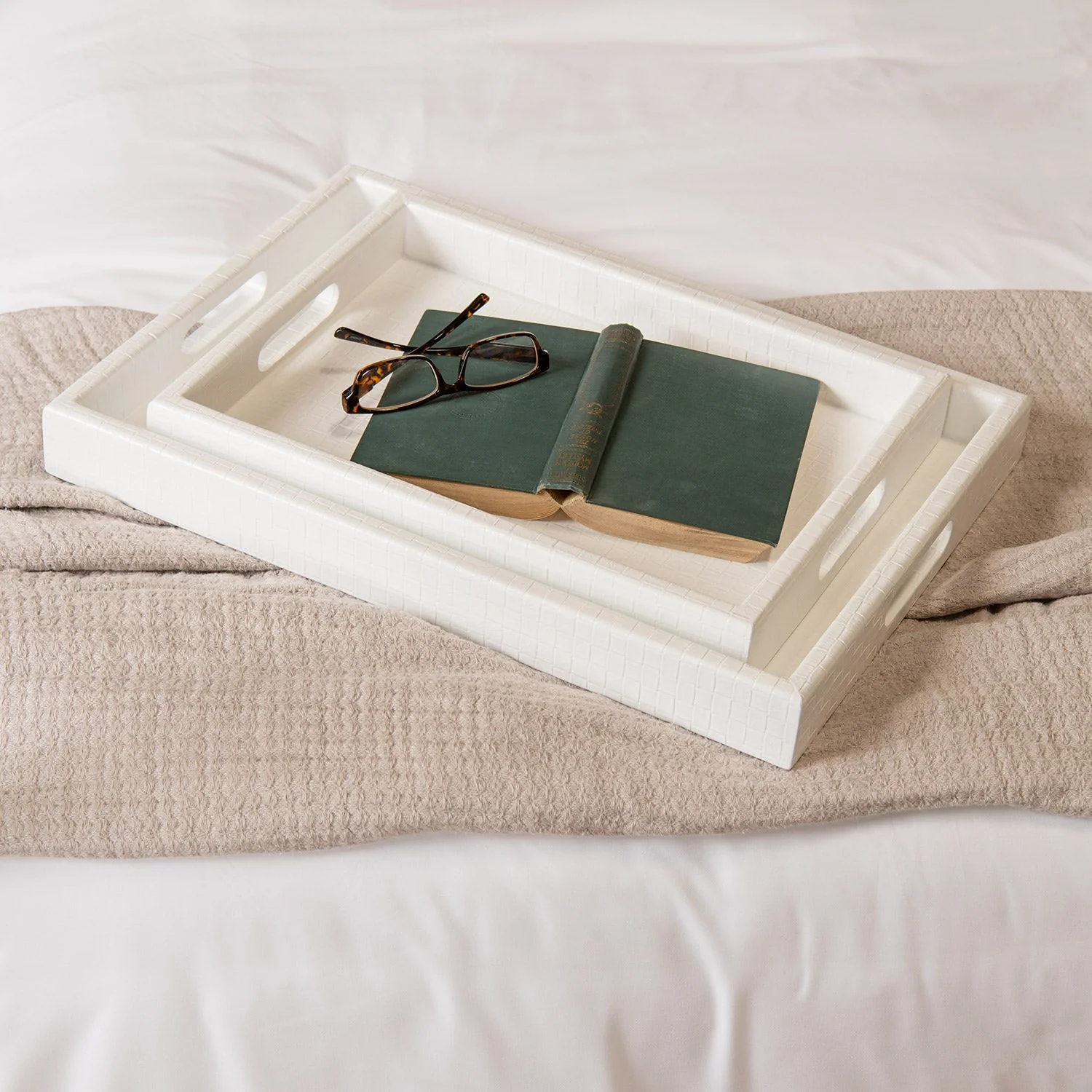 Ambrose Rectangular Tray - Set of 2 - Image 2
