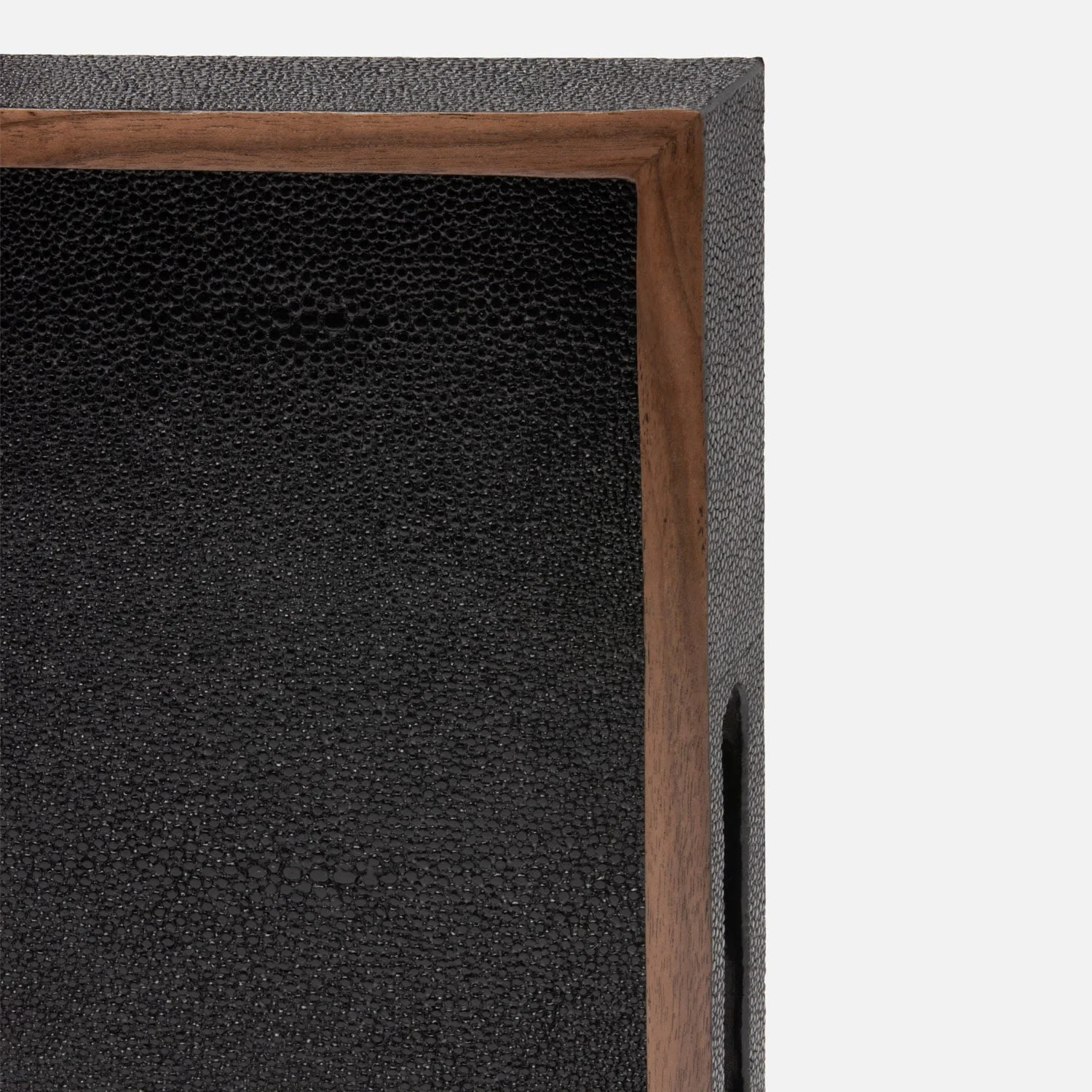 Amina Faux Shagreen Tray - Set of 3 - Image 3