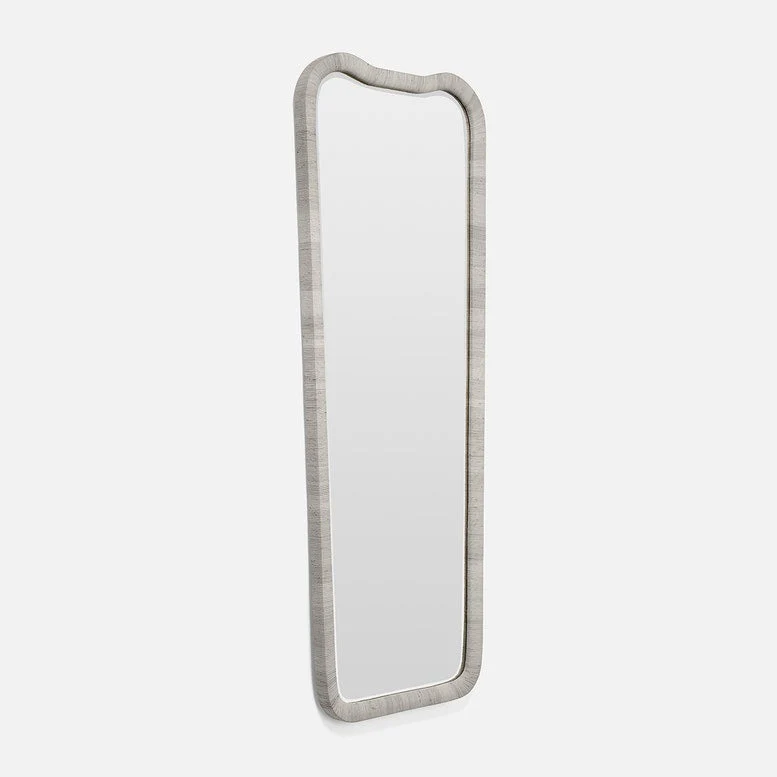 Anela Handwoven Rattan Mirror - Image 3