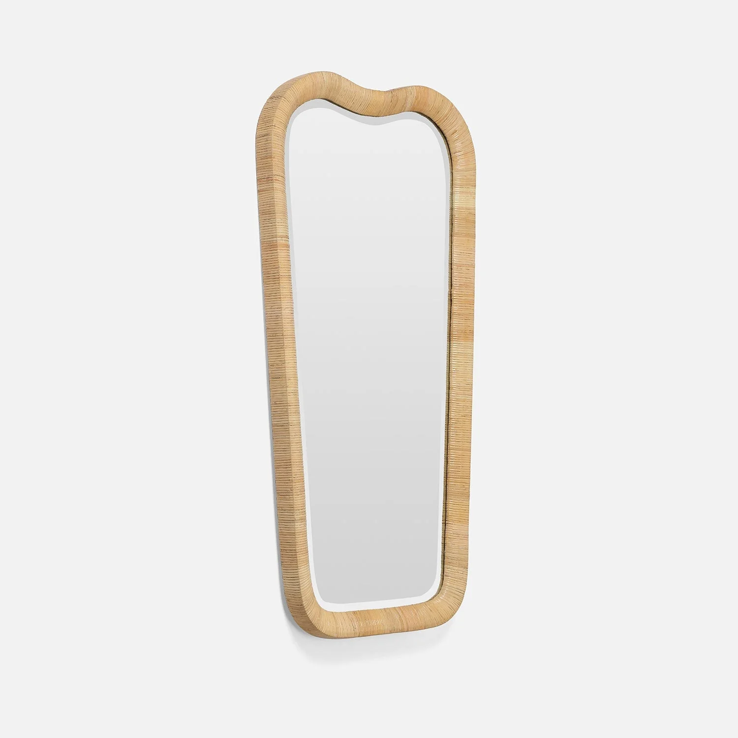 Anela Handwoven Rattan Mirror - Image 5