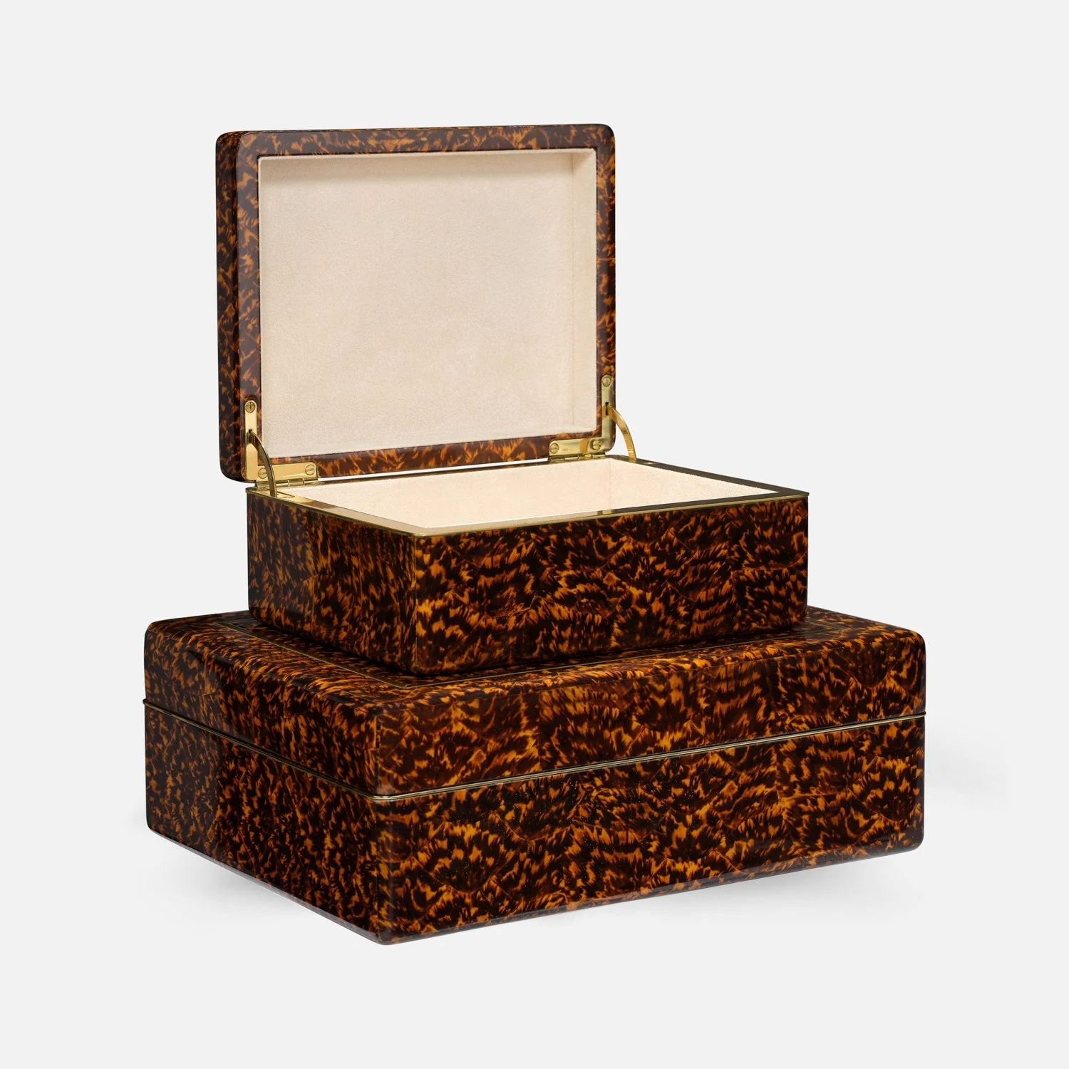 Arnold Faux Tortoise Box - Set of 2 - Image 5
