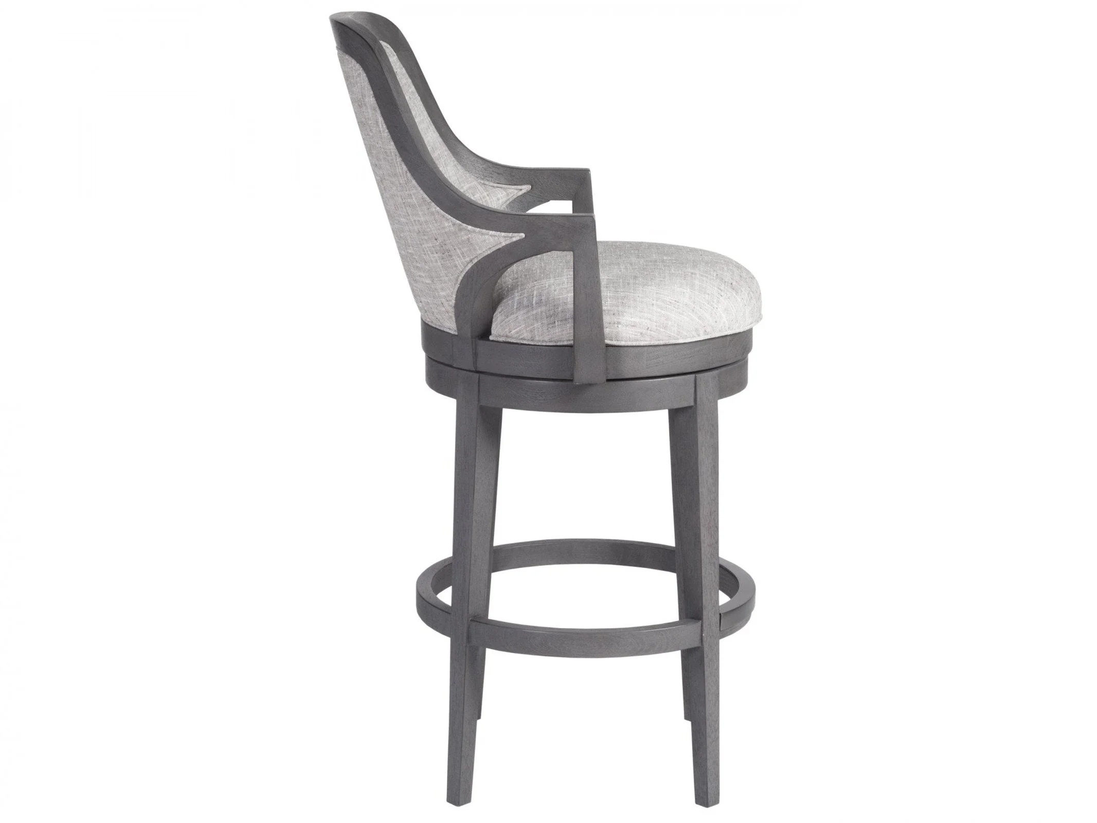 Artistica Home Appellation Upholstered Swivel Bar Stool - Image 3