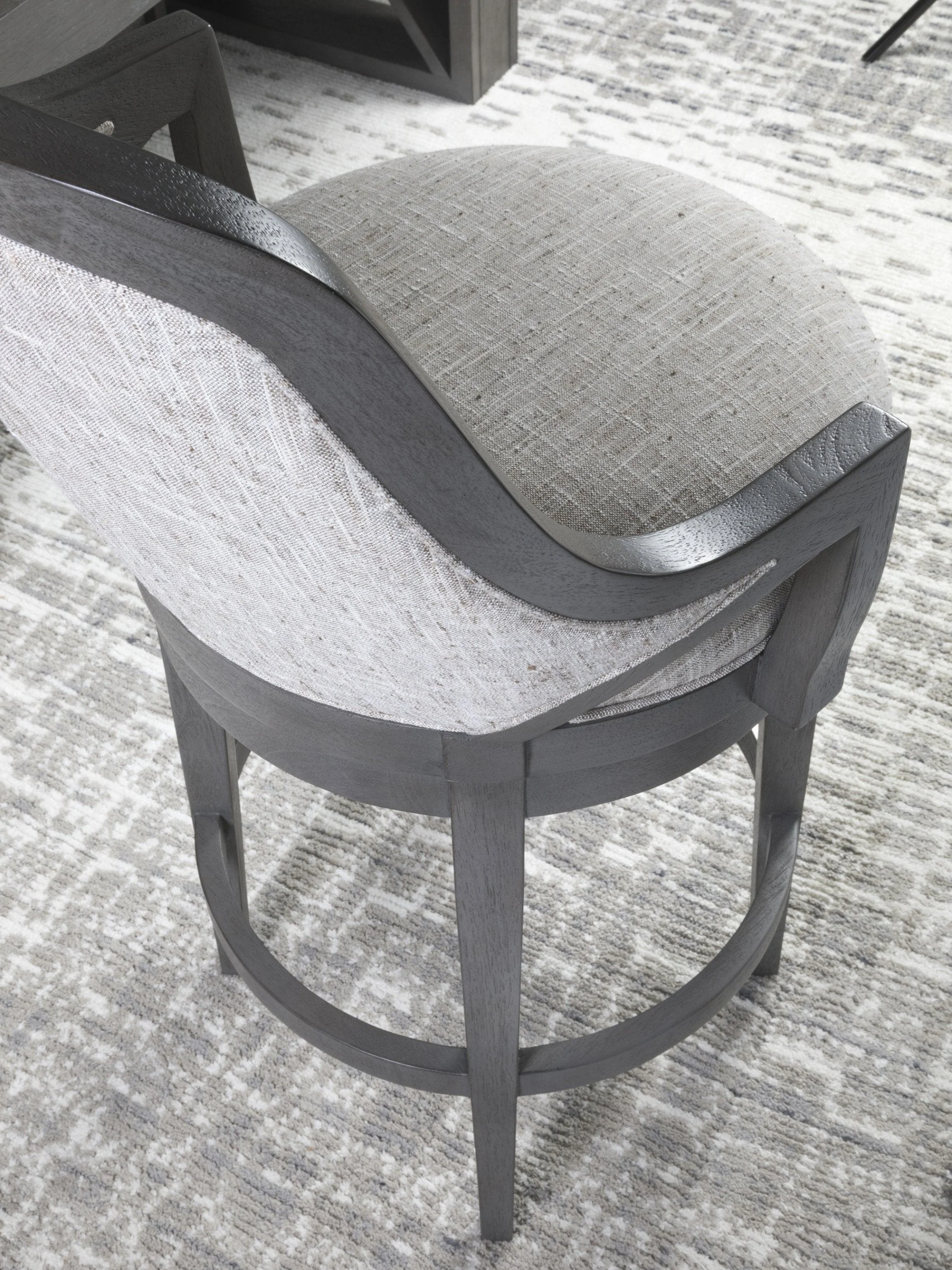 Artistica Home Appellation Upholstered Swivel Bar Stool - Image 4