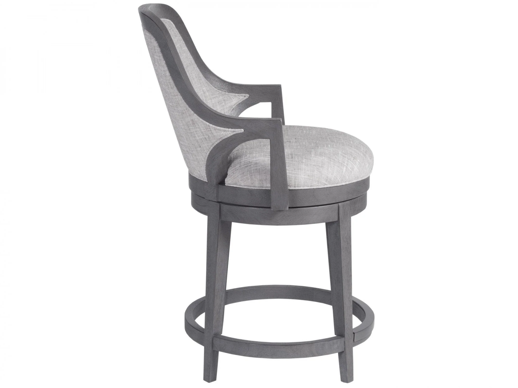 Artistica Home Appellation Upholstered Swivel Counter Stool - Image 2