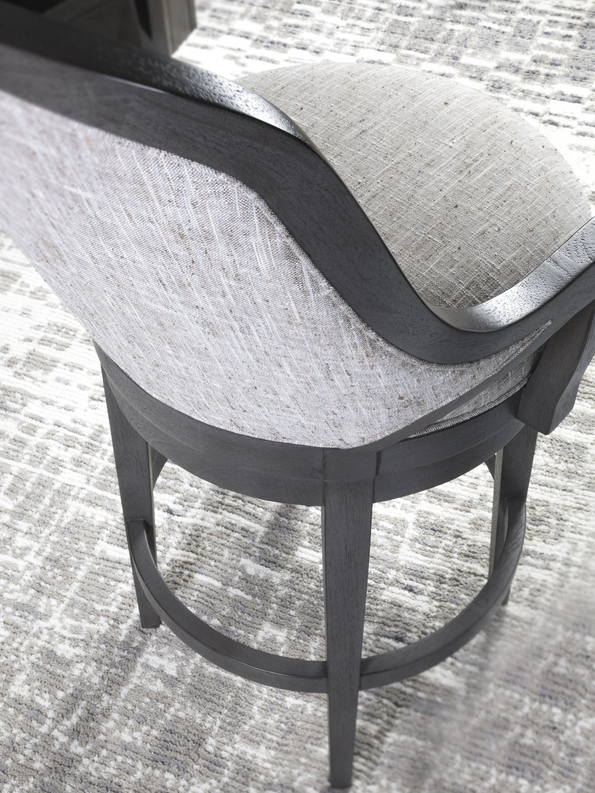 Artistica Home Appellation Upholstered Swivel Counter Stool - Image 4