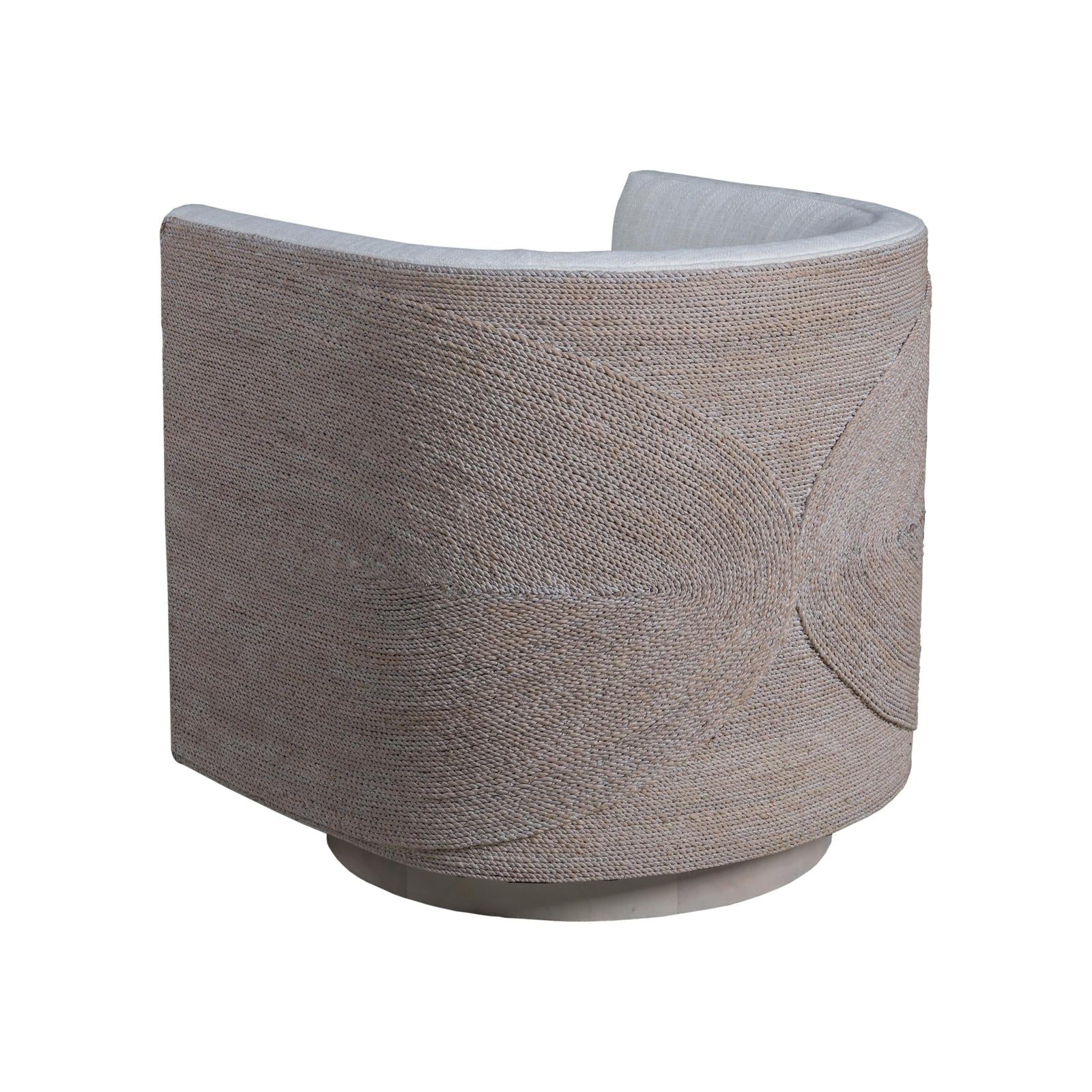 Artistica Home Artistica Home Upholstery Ingrid Woven Swivel Chair - Image 3