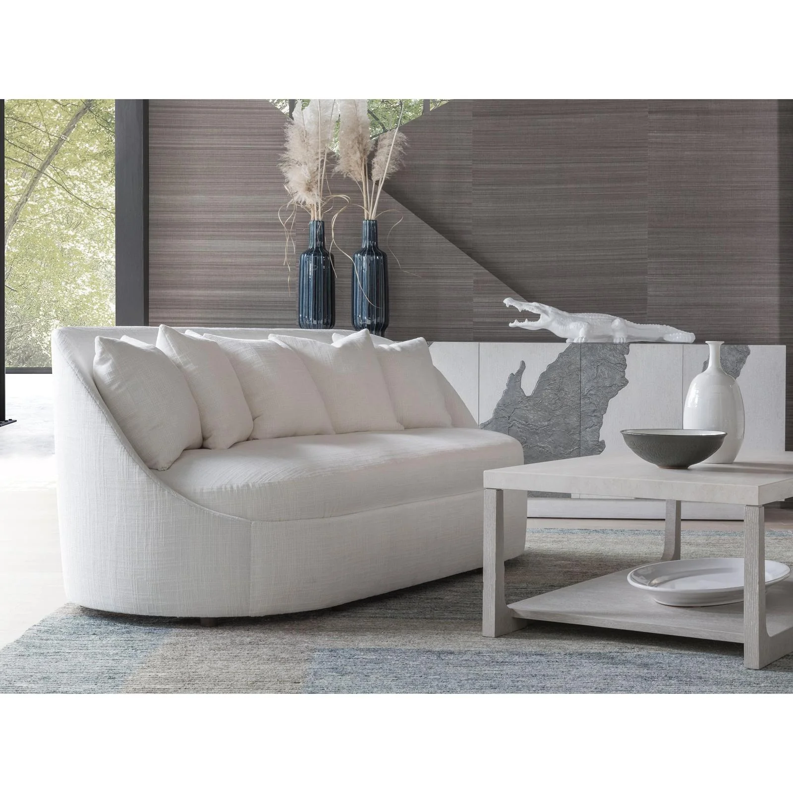 Artistica Home Artistica Upholstery Genevieve Bench Seat Sofa - Image 2