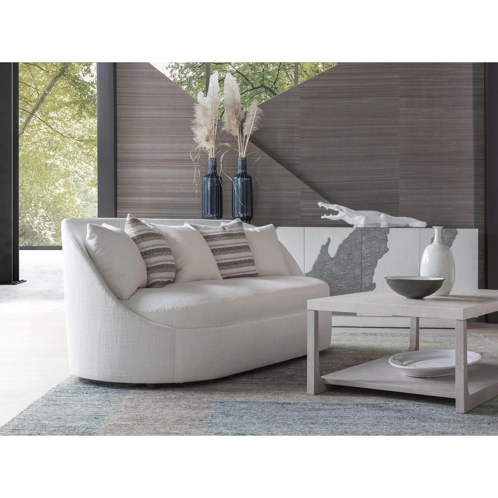 Artistica Home Artistica Upholstery Genevieve Bend Seat Sofa - Image 2