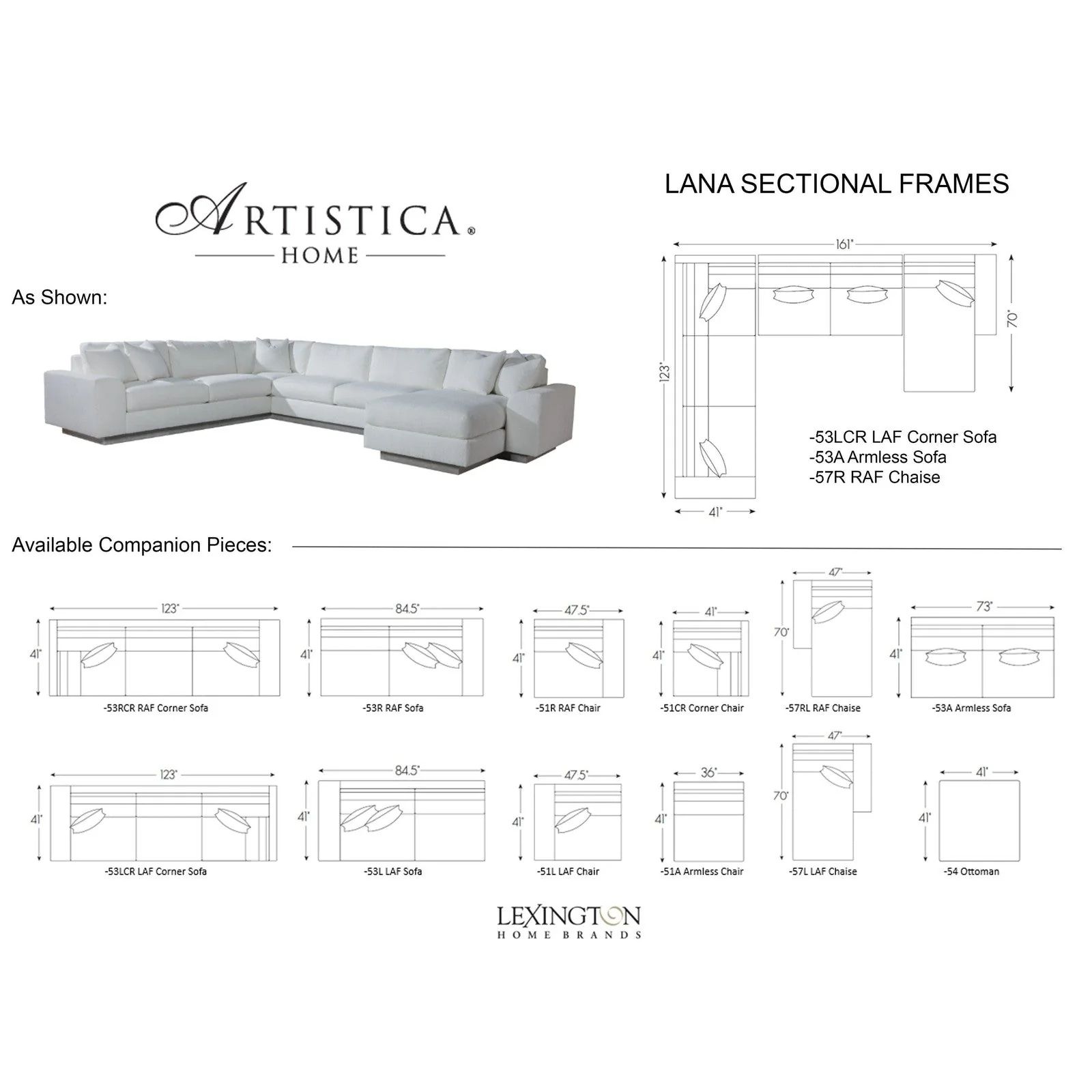 Artistica Home Artistica Upholstery Lana Sectional - Image 3