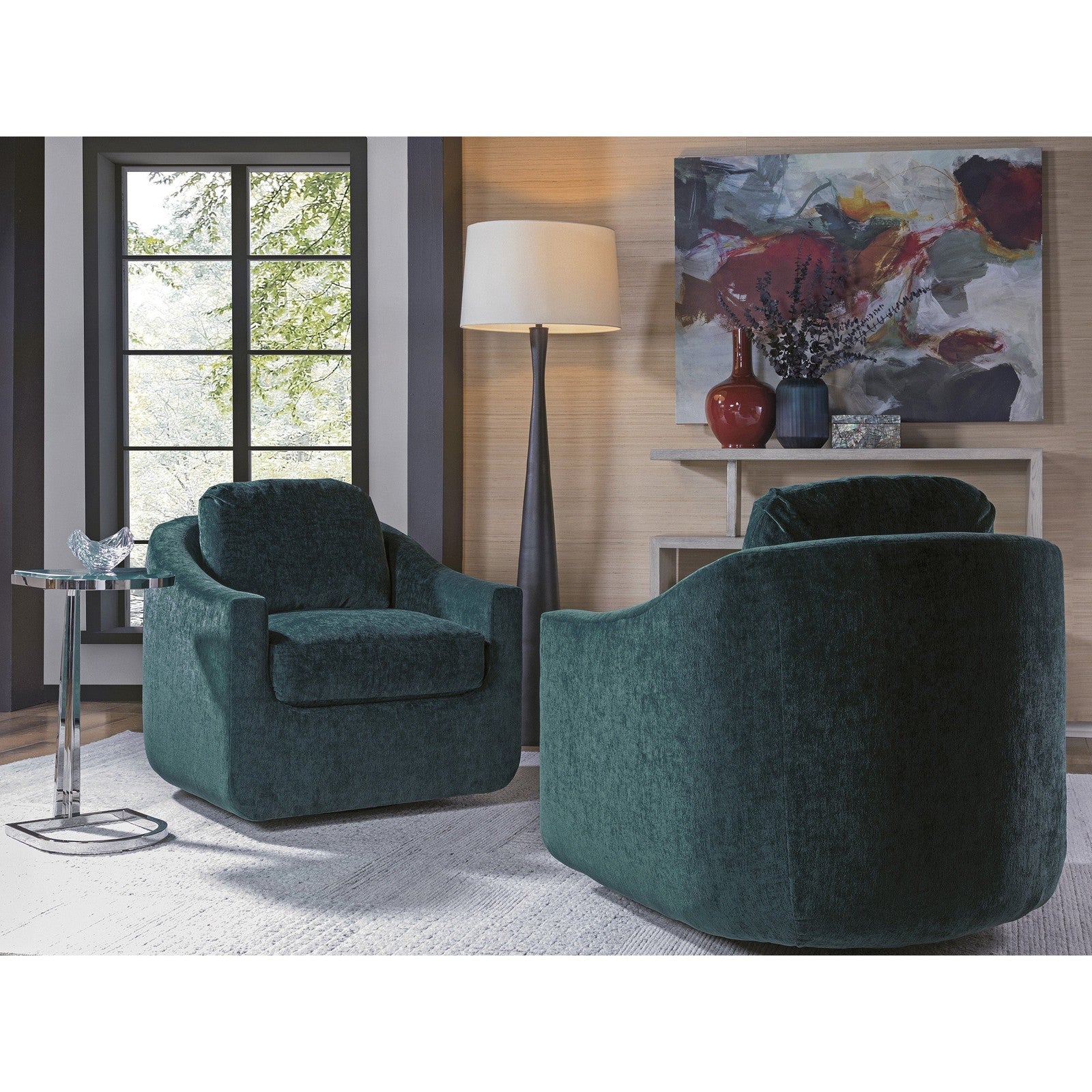 Artistica Home Artistica Upholstery Liz Swivel Chair - Image 5