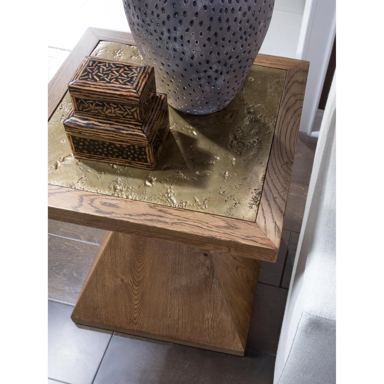 Artistica Home Barnaby Square End Table - Image 3