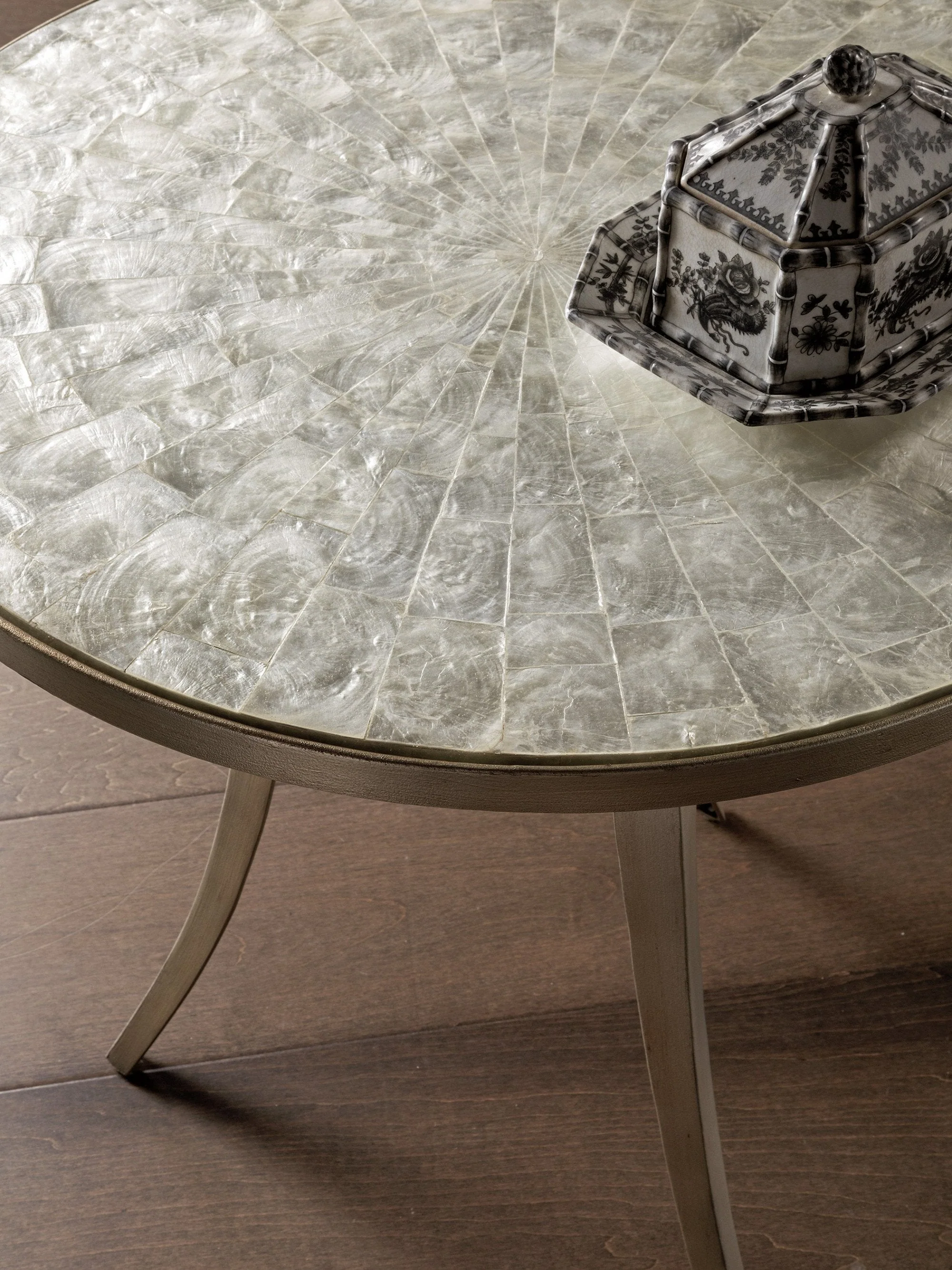 Artistica Home Capiz Round End Table - Image 3