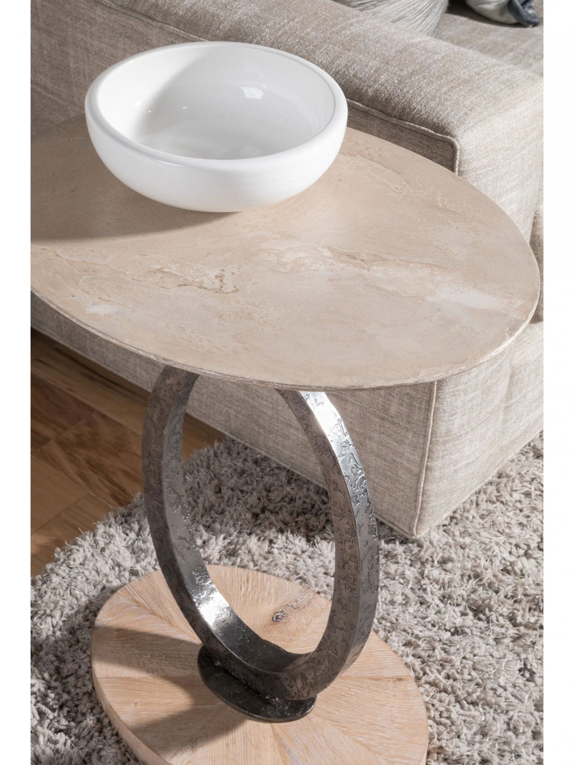 Artistica Home Clement Oval Spot Table - Image 3
