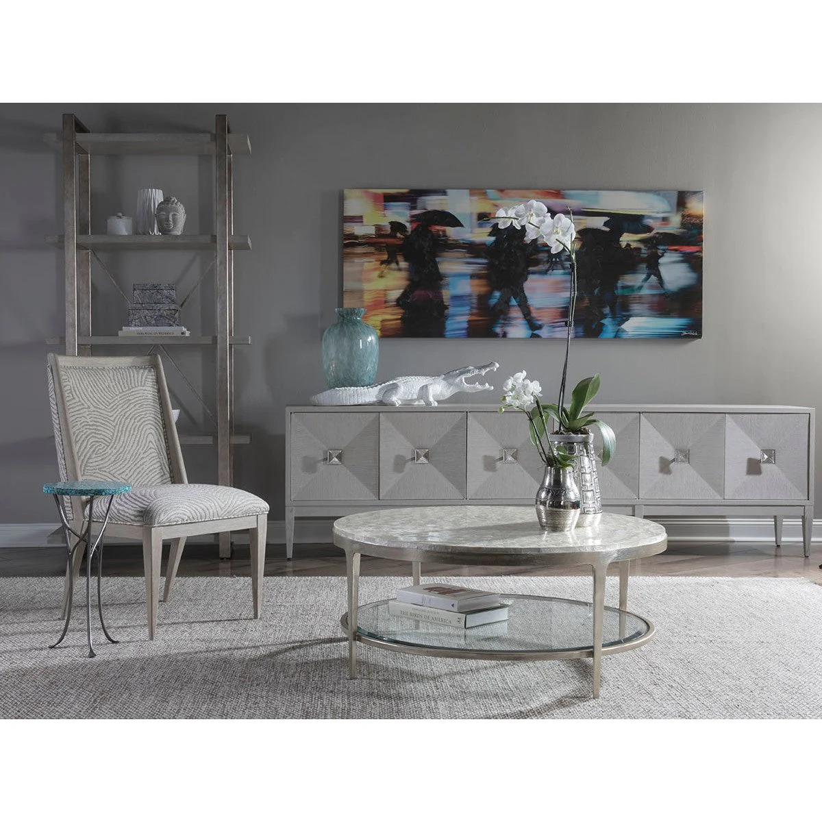 Artistica Home Cohesion Program Haiku Upholstered Side Chair - Image 3