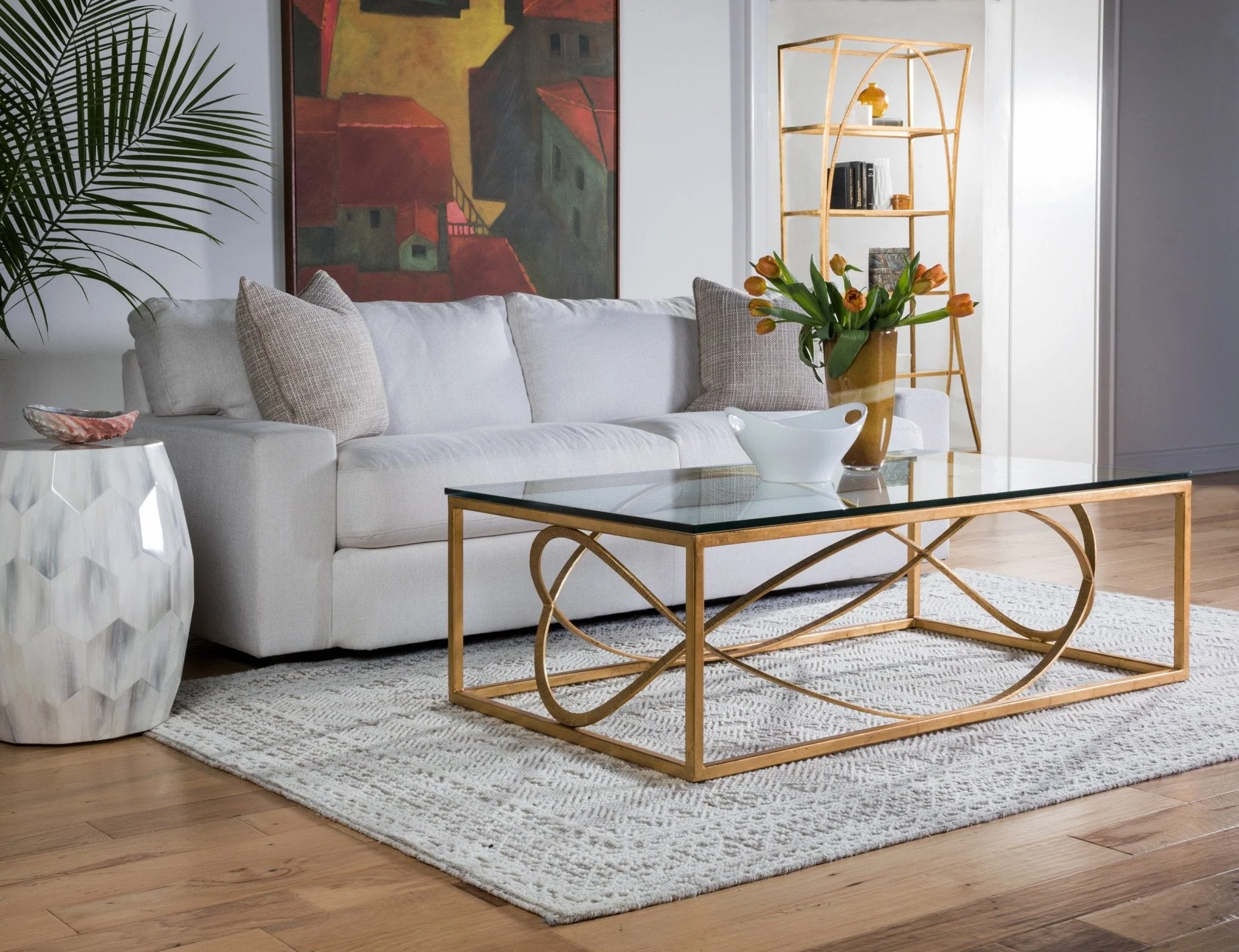 Artistica Home Ellipse Rectangular Cocktail Table - Image 10