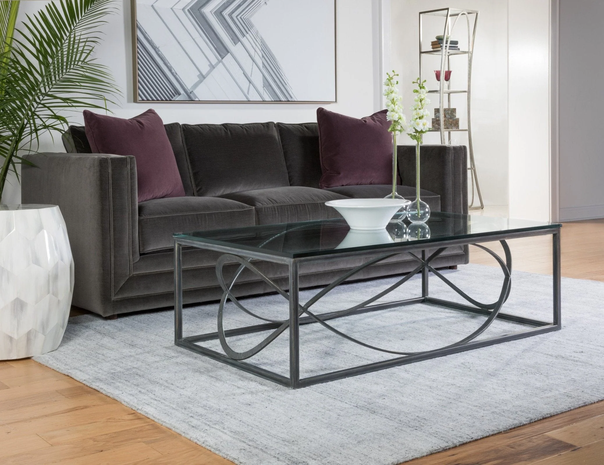 Artistica Home Ellipse Rectangular Cocktail Table - Image 11