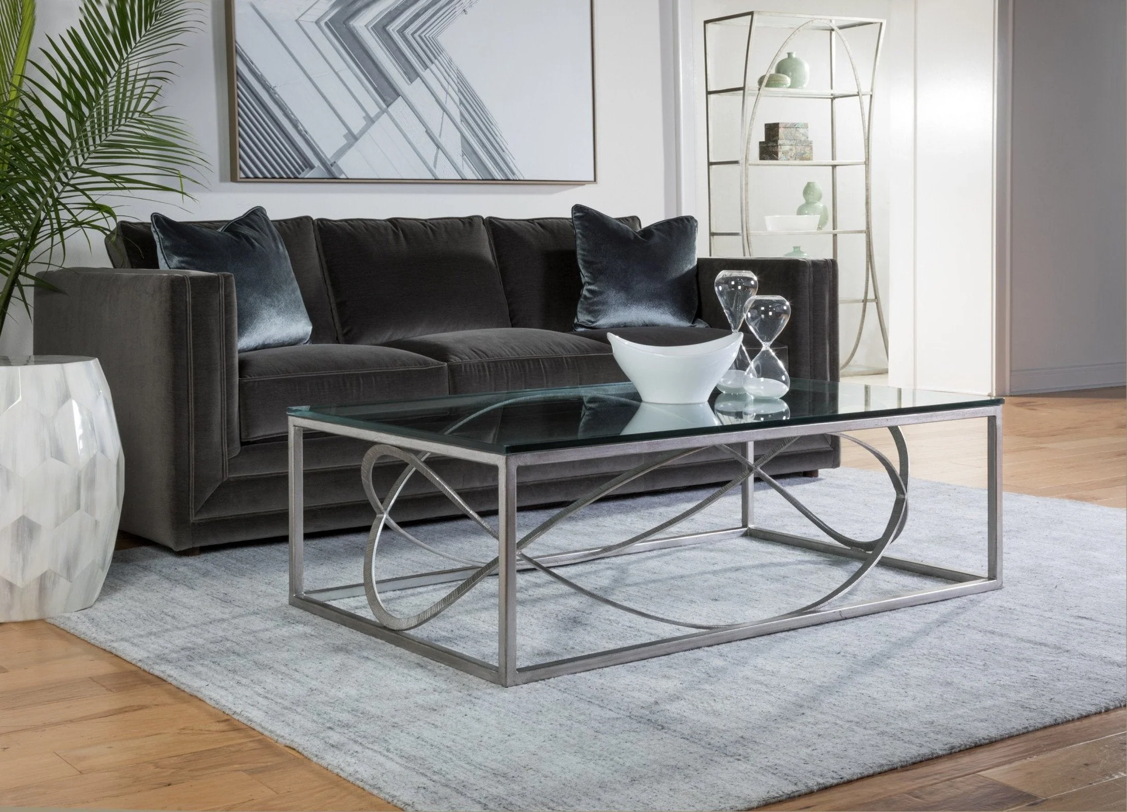 Artistica Home Ellipse Rectangular Cocktail Table - Image 9