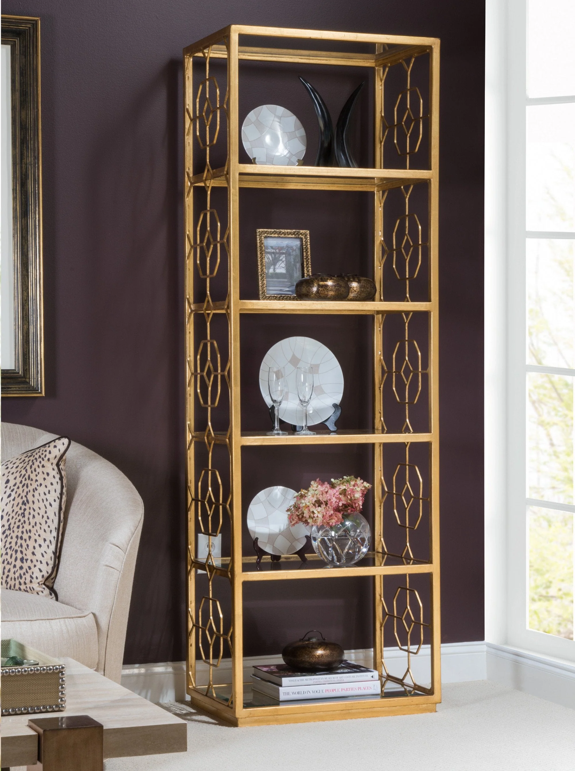 Artistica Home Honeycomb Slim Etagere - Image 7