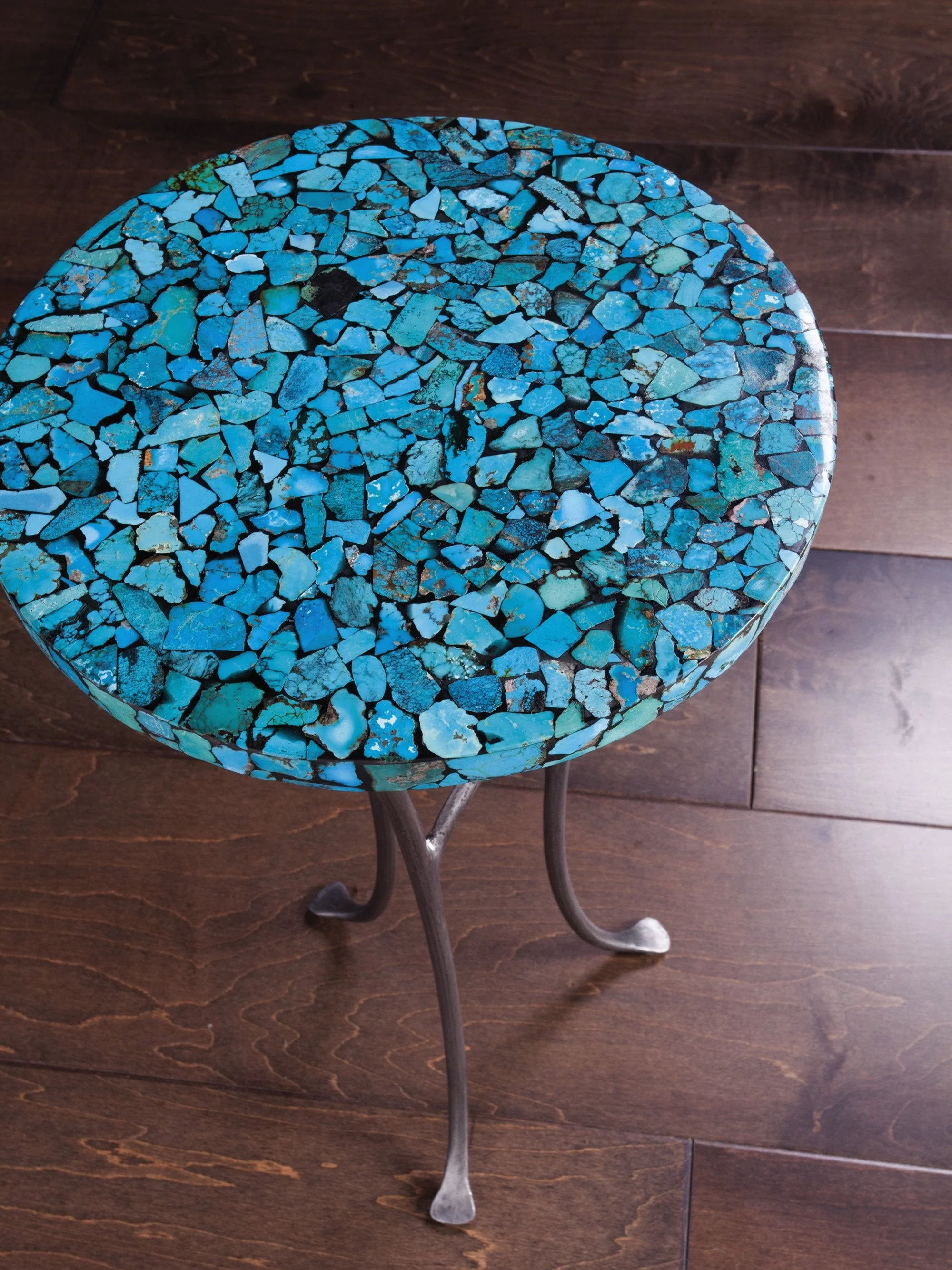 Artistica Home Isidora Turquoise Spot Table - Image 2