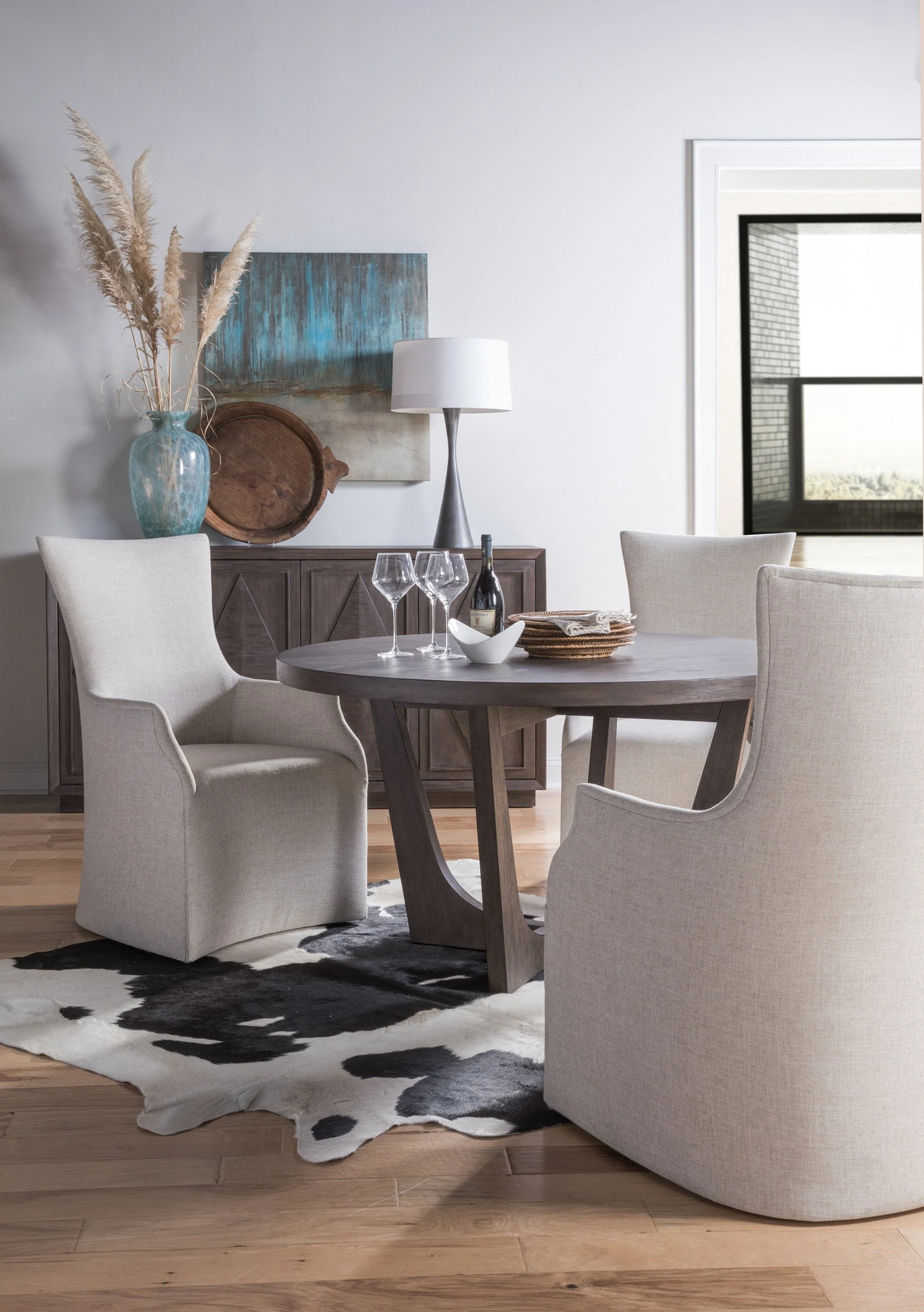 Artistica Home Juliet Arm Chair With Casters - Image 3