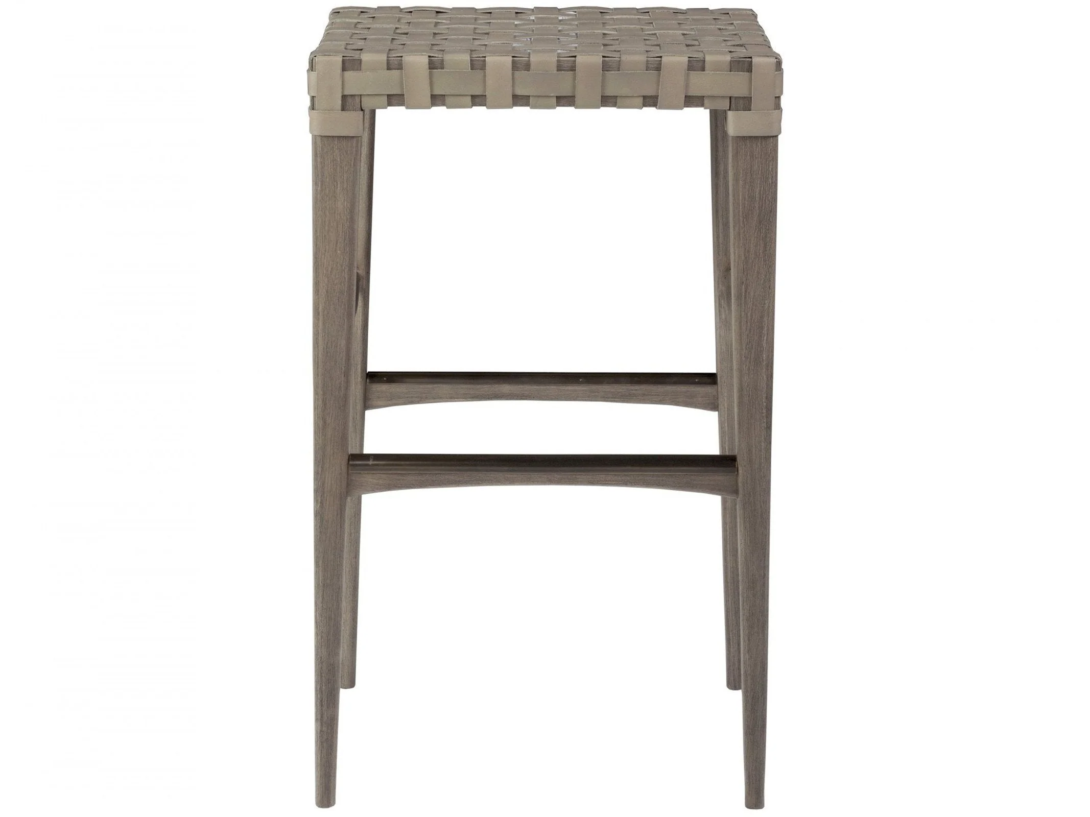 Artistica Home Milo Leather Backless Bar Stool - Image 2