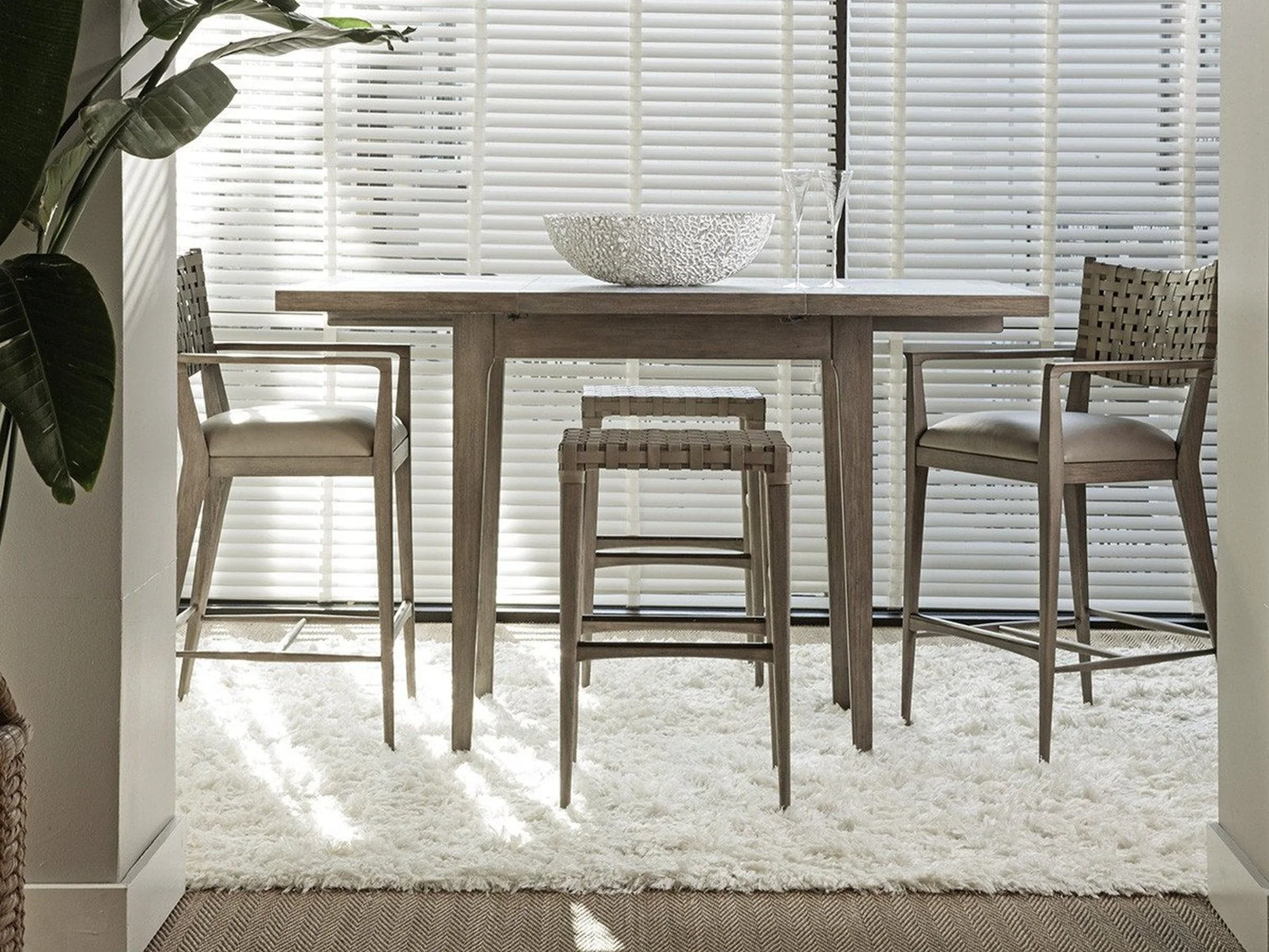 Artistica Home Milo Leather Backless Bar Stool - Image 3