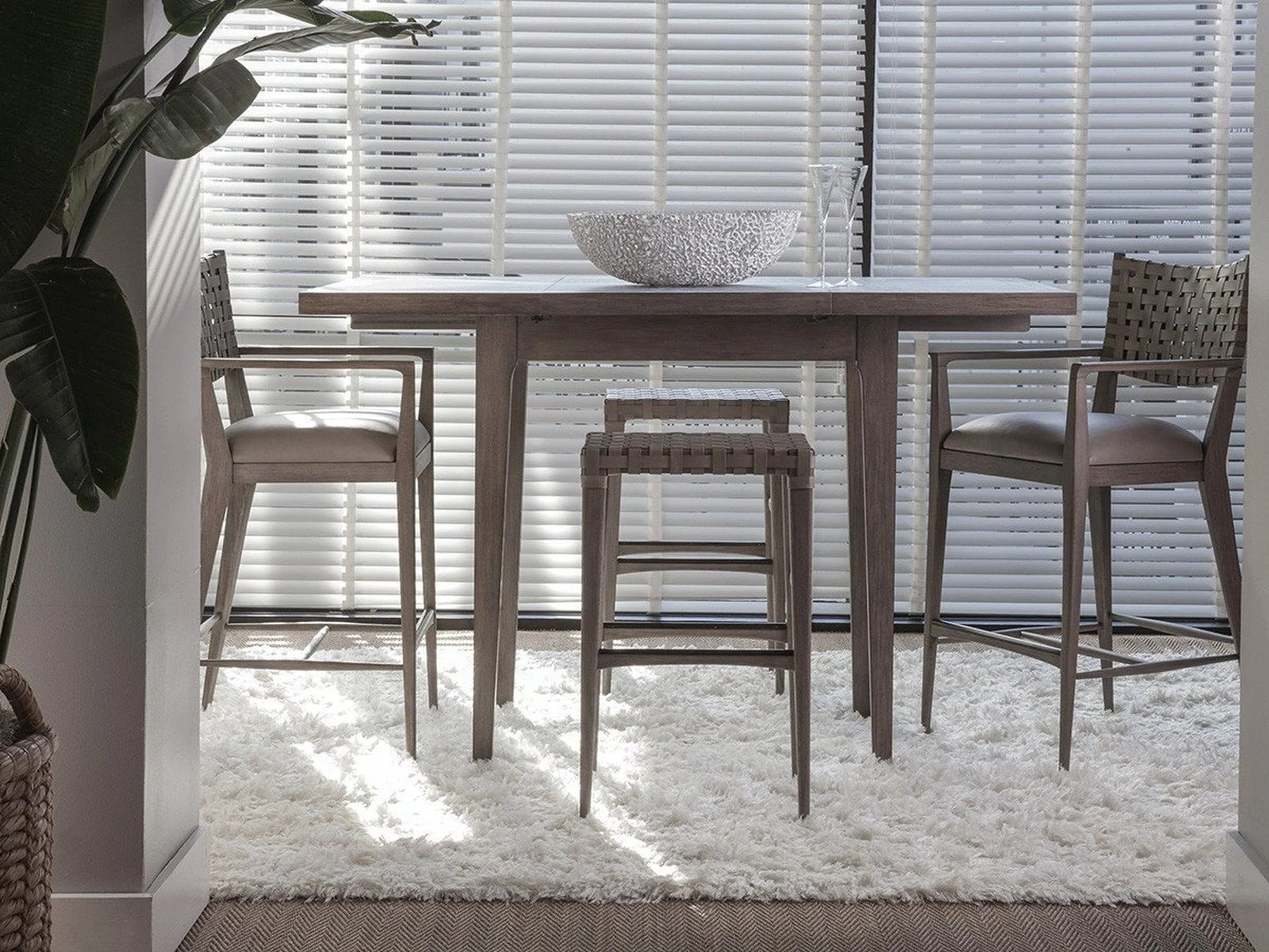 Artistica Home Milo Leather Backless Bar Stool - Image 4