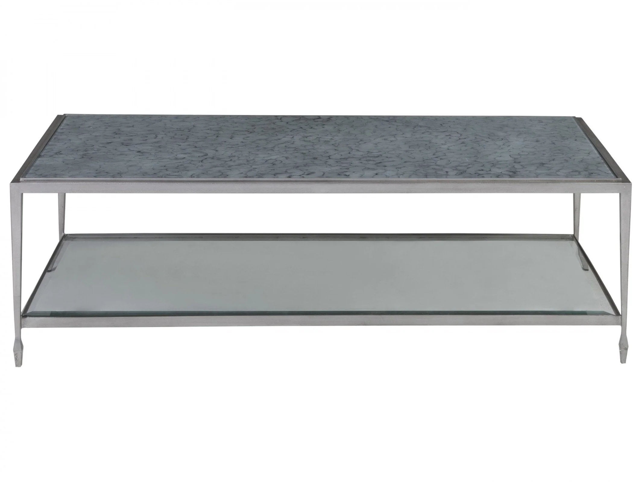 Artistica Home Sashay Silver Rectangular Cocktail Table - Image 2