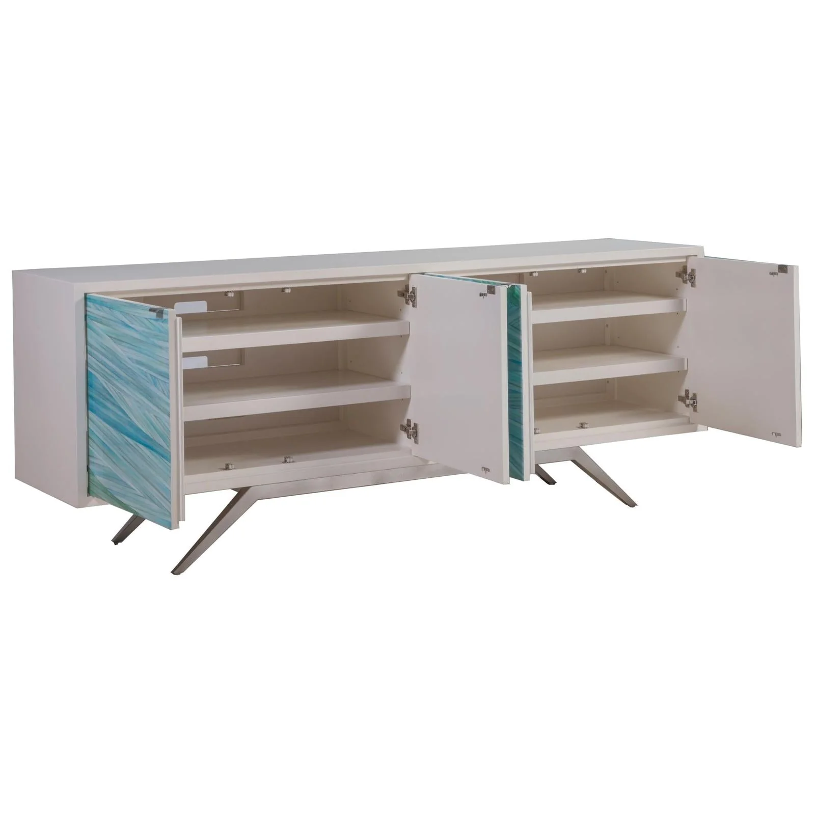 Artistica Home Signature Designs Blue Wave Media Console - Image 3