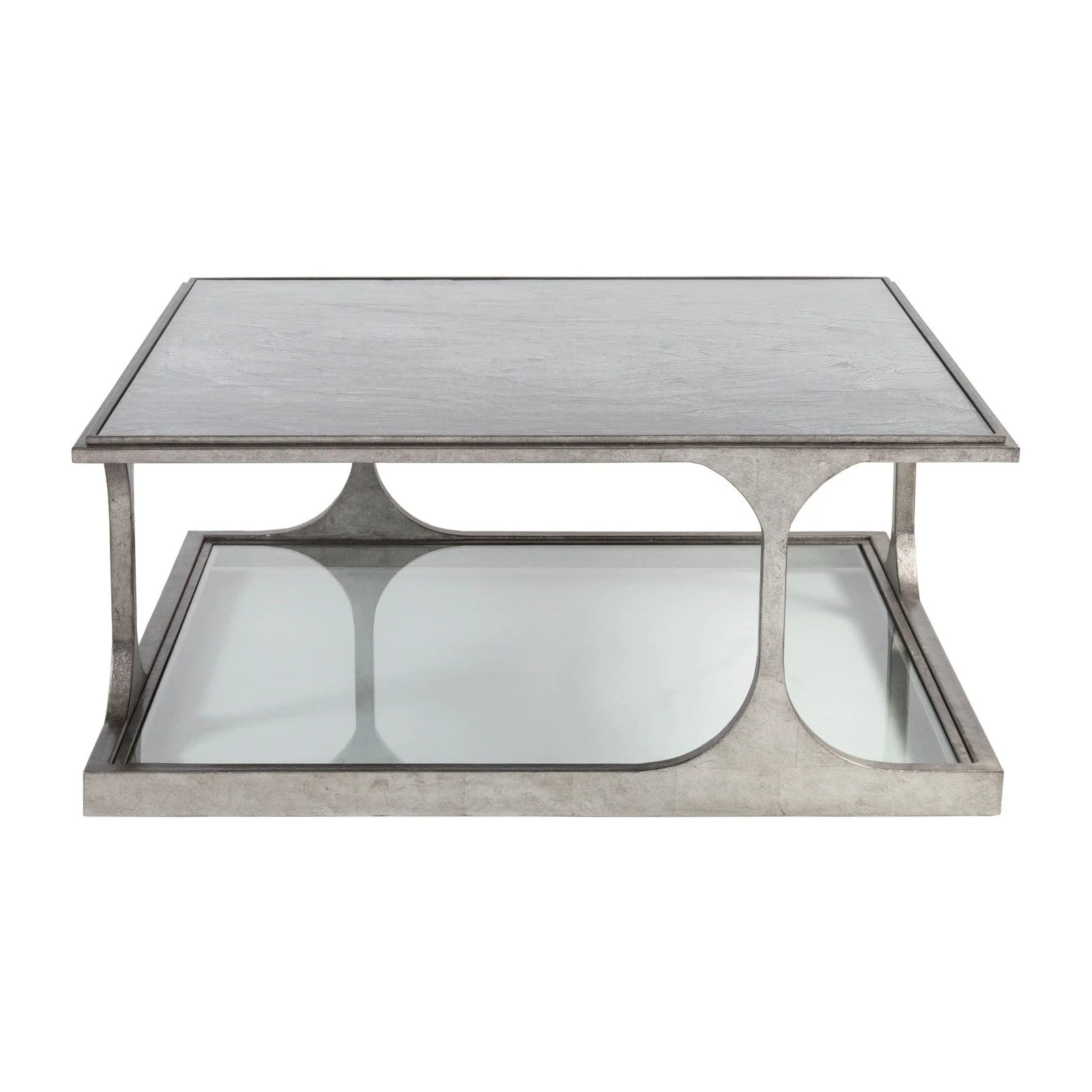 Artistica Home Signature Designs Bond Street Silver Square Cocktail Table - Image 3