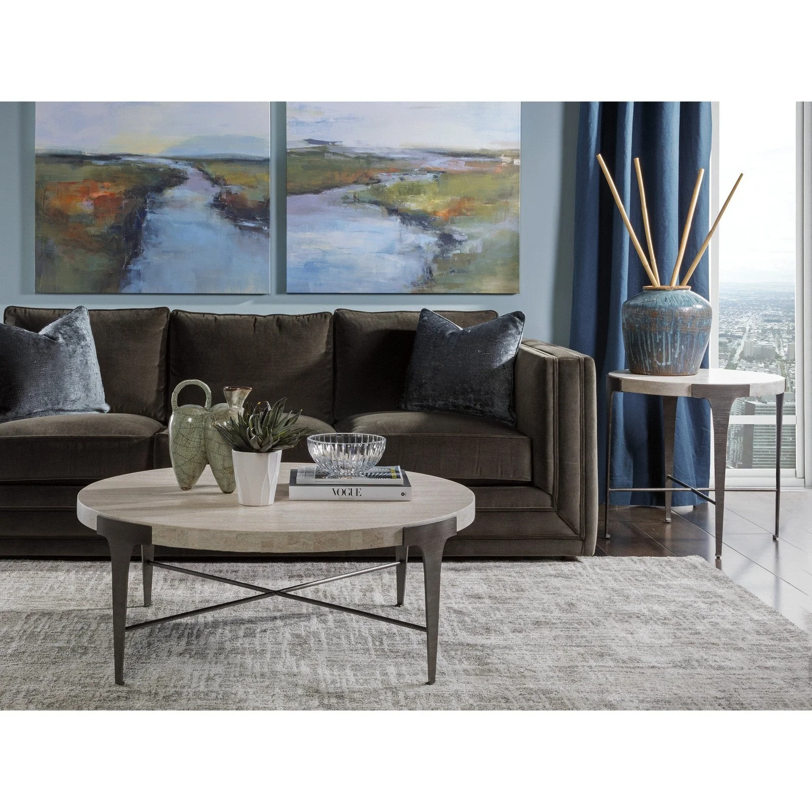 Artistica Home Signature Designs Cachet Round End Table - Image 2