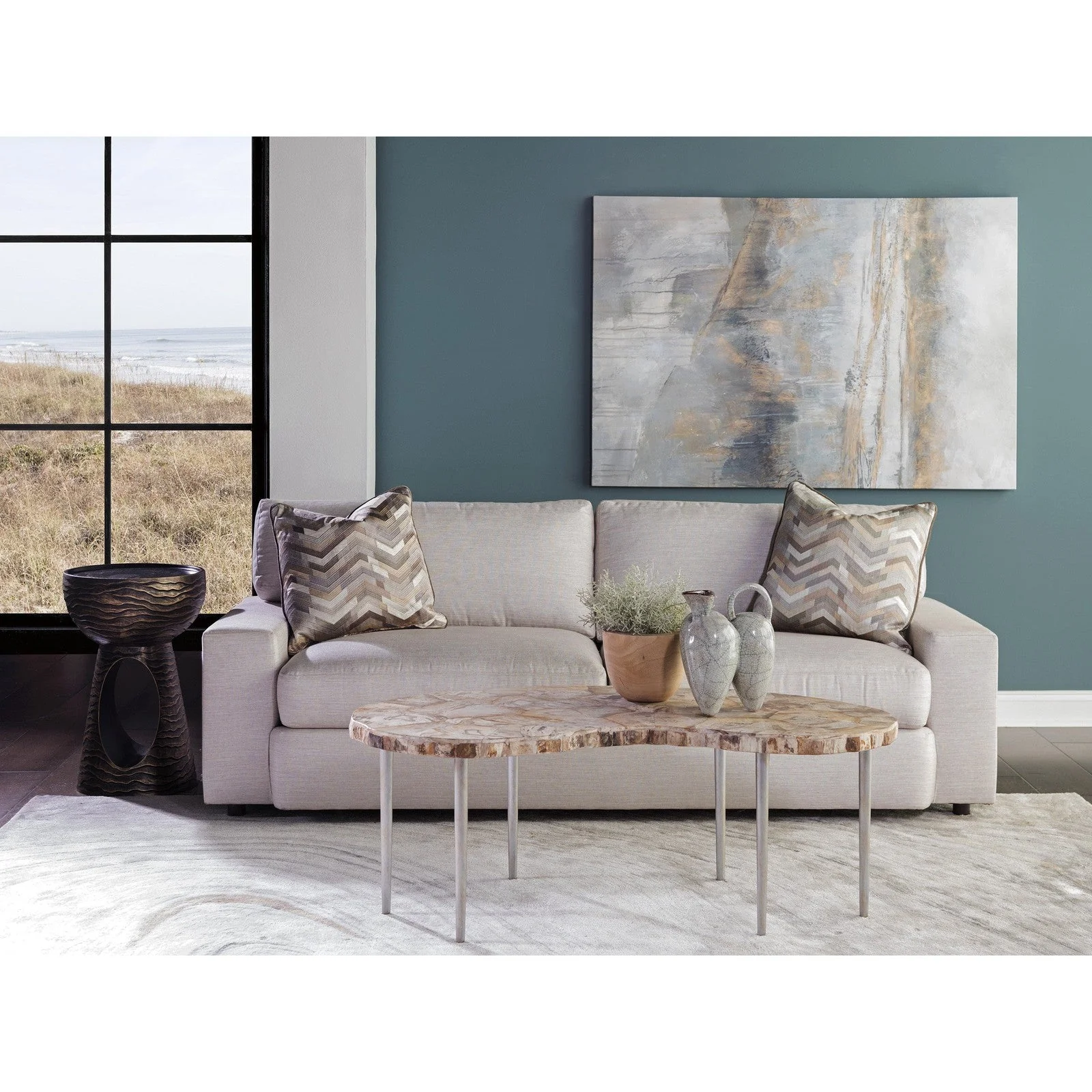 Artistica Home Signature Designs Caldera Kidney Cocktail Table - Image 2