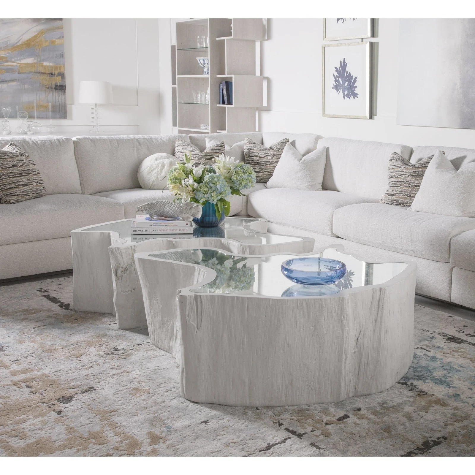 Artistica Home Signature Designs Capitola Asymmetrical Cocktail Table - Image 2