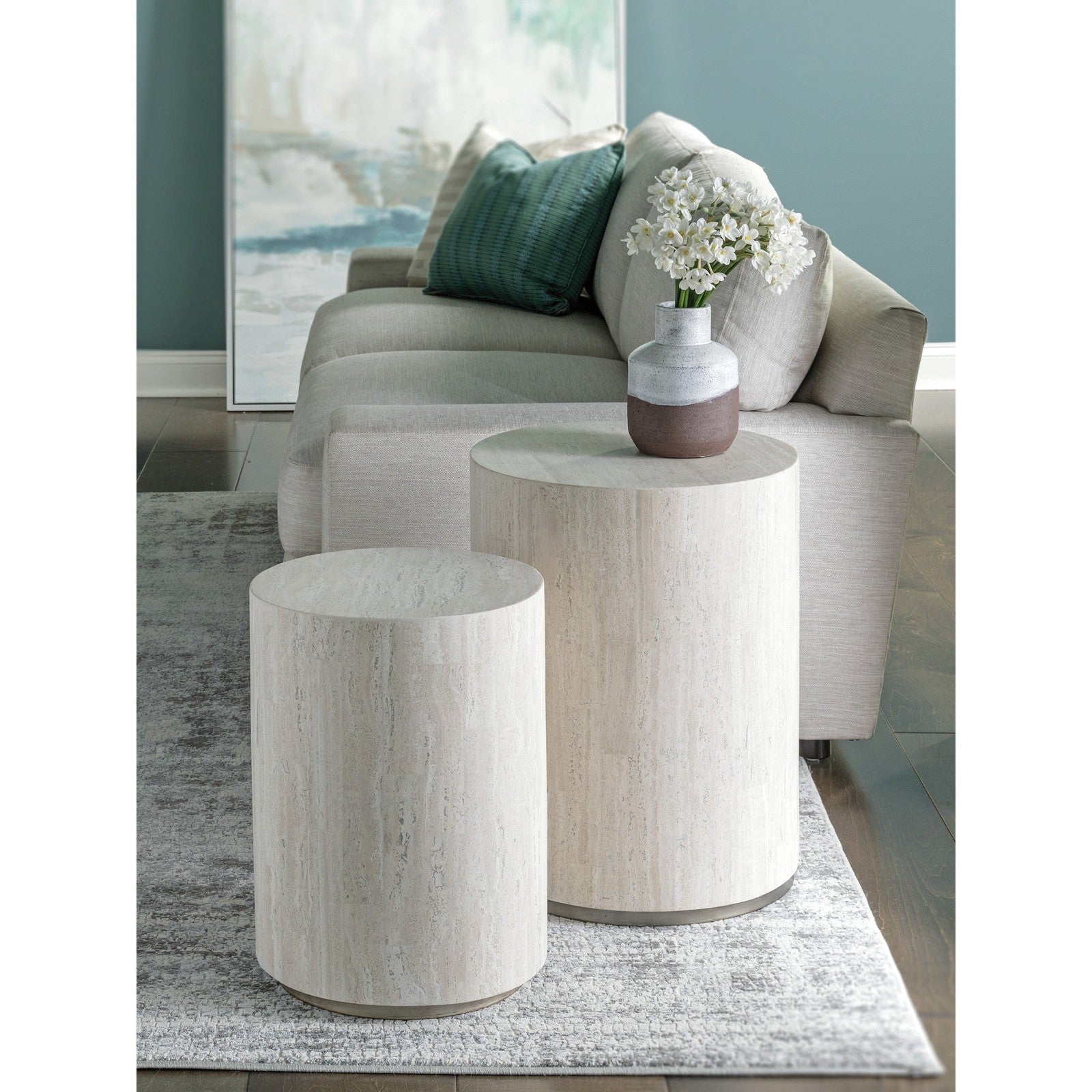 Artistica Home Signature Designs Cassio Round Drum Spot Table - Image 2