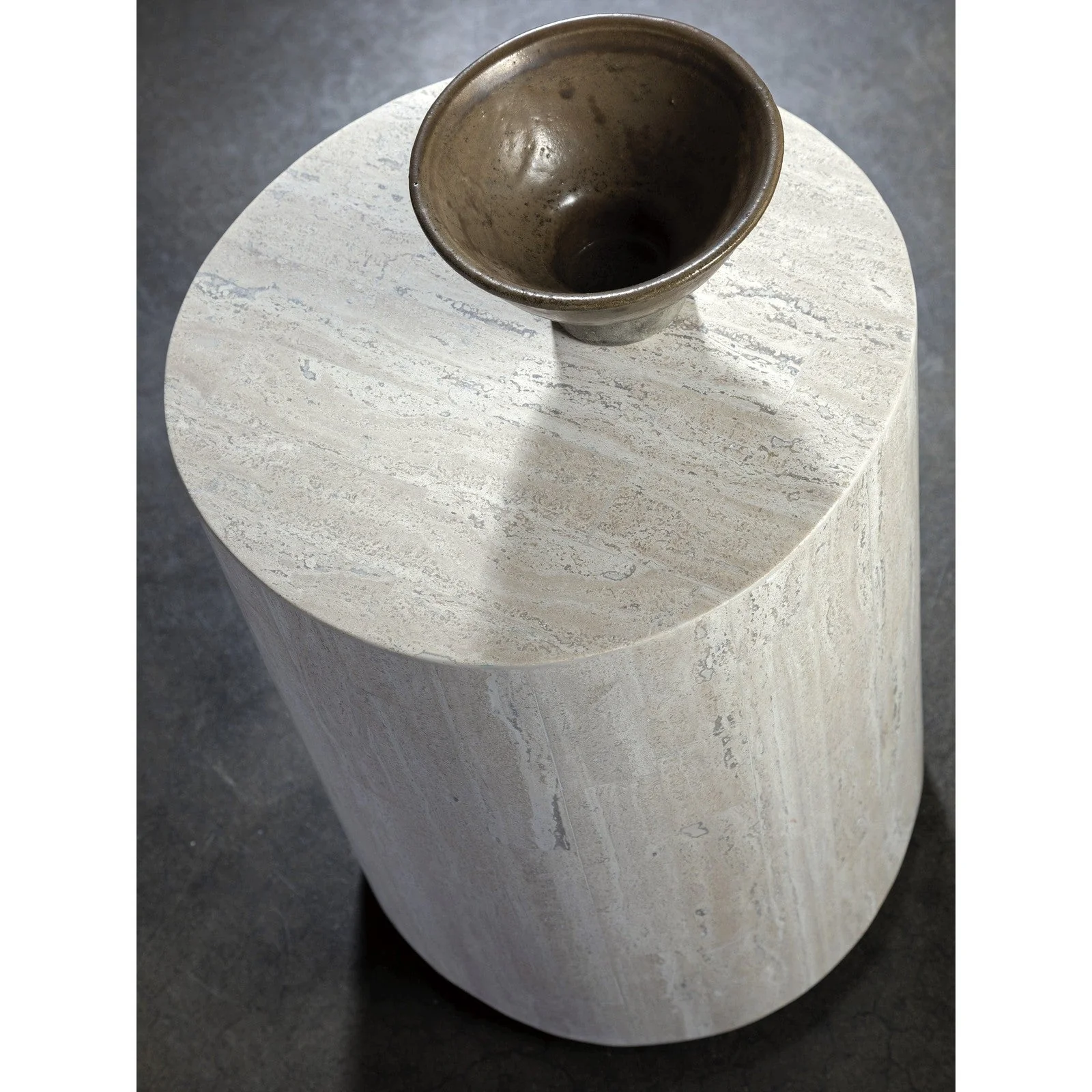 Artistica Home Signature Designs Cassio Round Drum Spot Table - Image 3