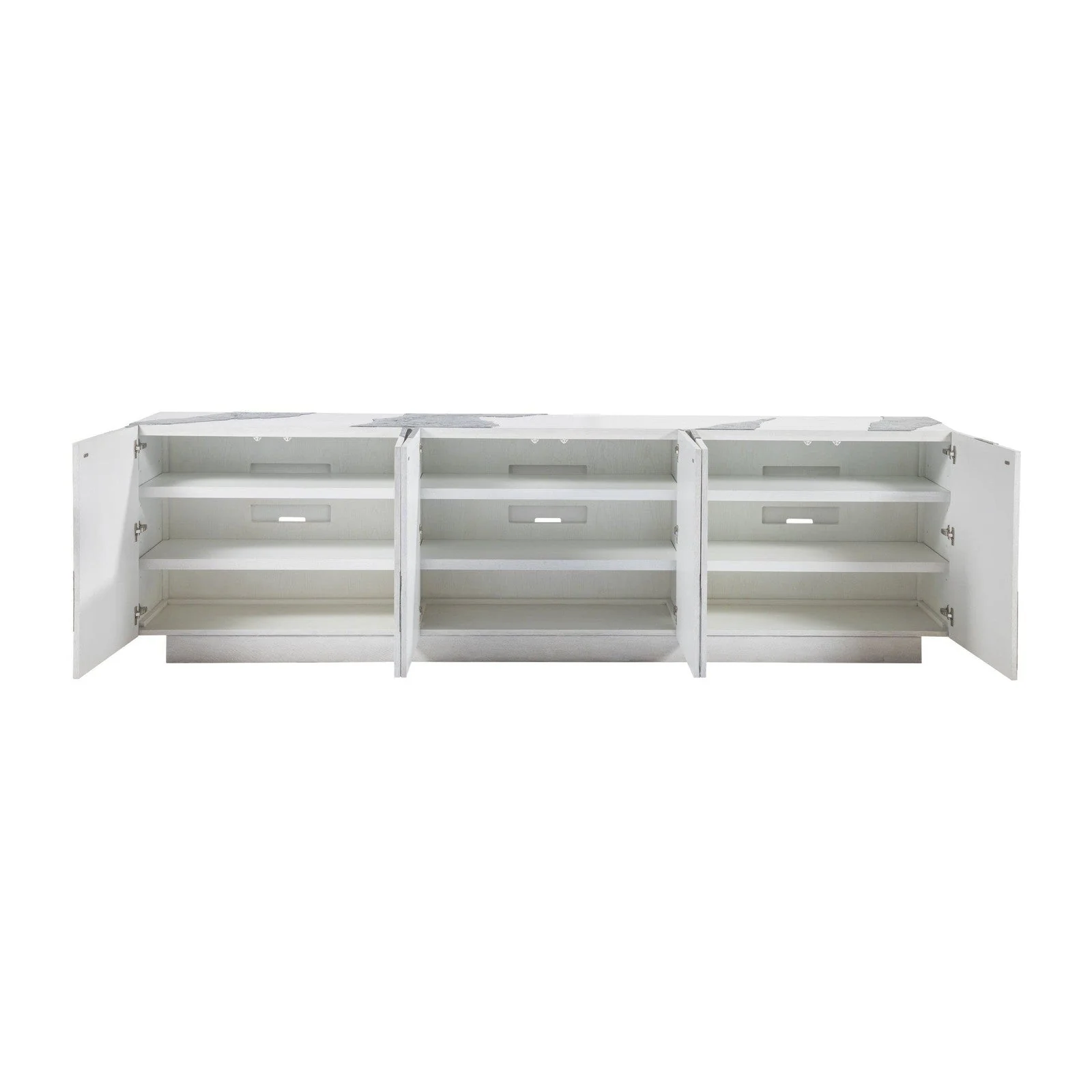 Artistica Home Signature Designs Contango White Long Media Console - Image 4