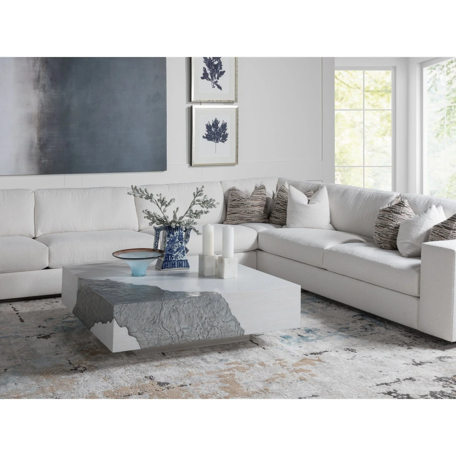 Artistica Home Signature Designs Contango White Square Cocktail - Image 2