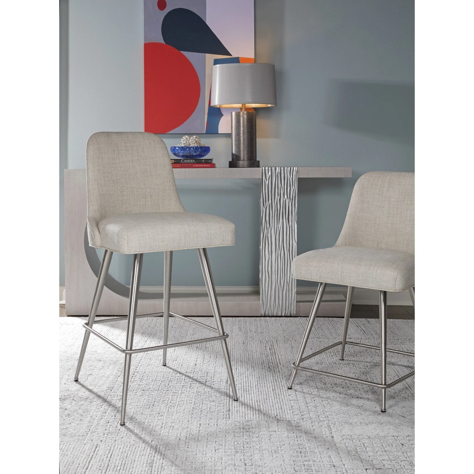 Artistica Home Signature Designs Dinah Swivel Counter Stool - Image 3