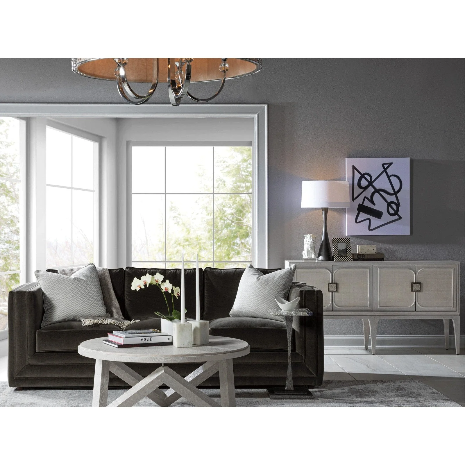 Artistica Home Signature Designs Isoceles Round Cocktail Table - Image 2