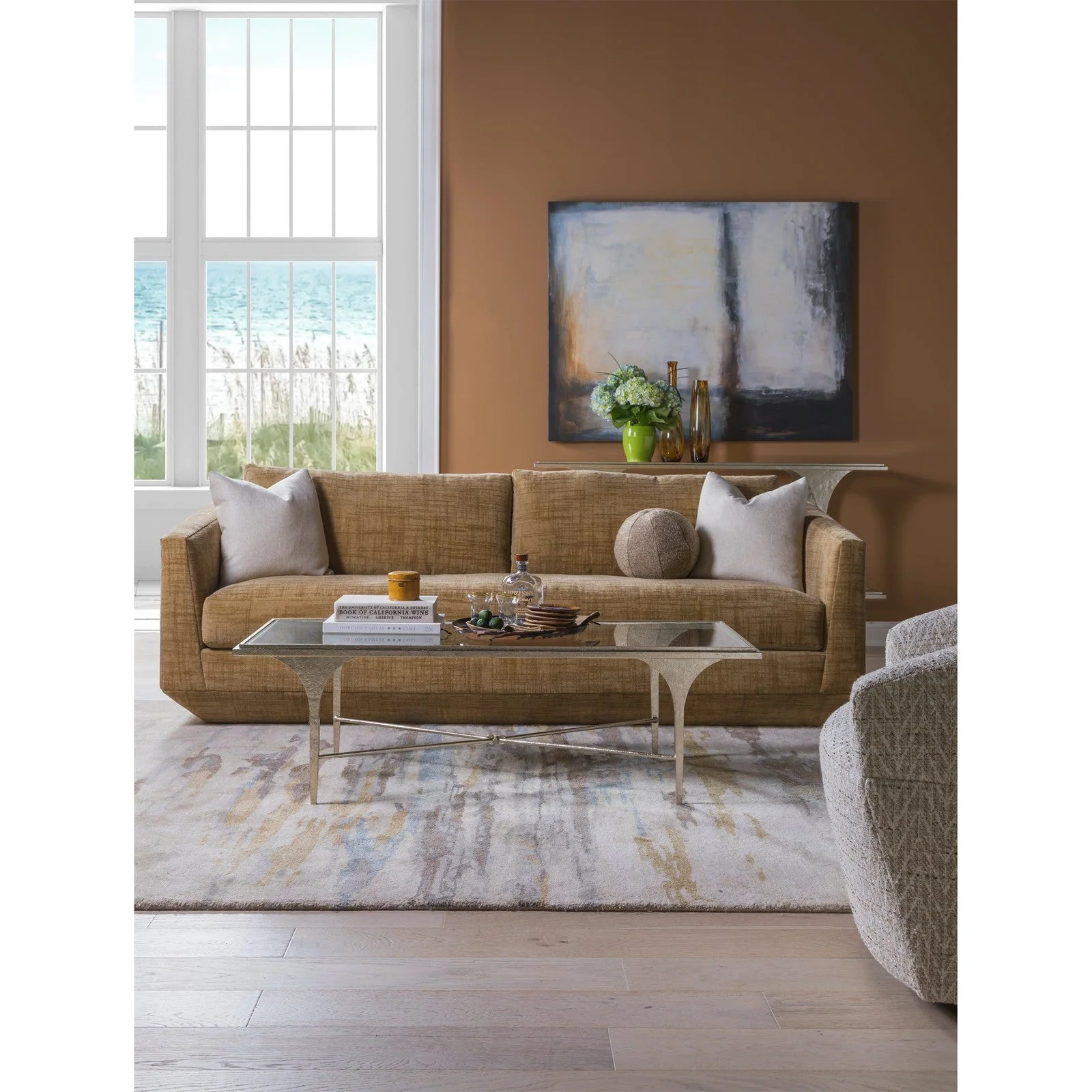 Artistica Home Signature Designs Porto Champagne Rectangular Cocktail Table - Image 2