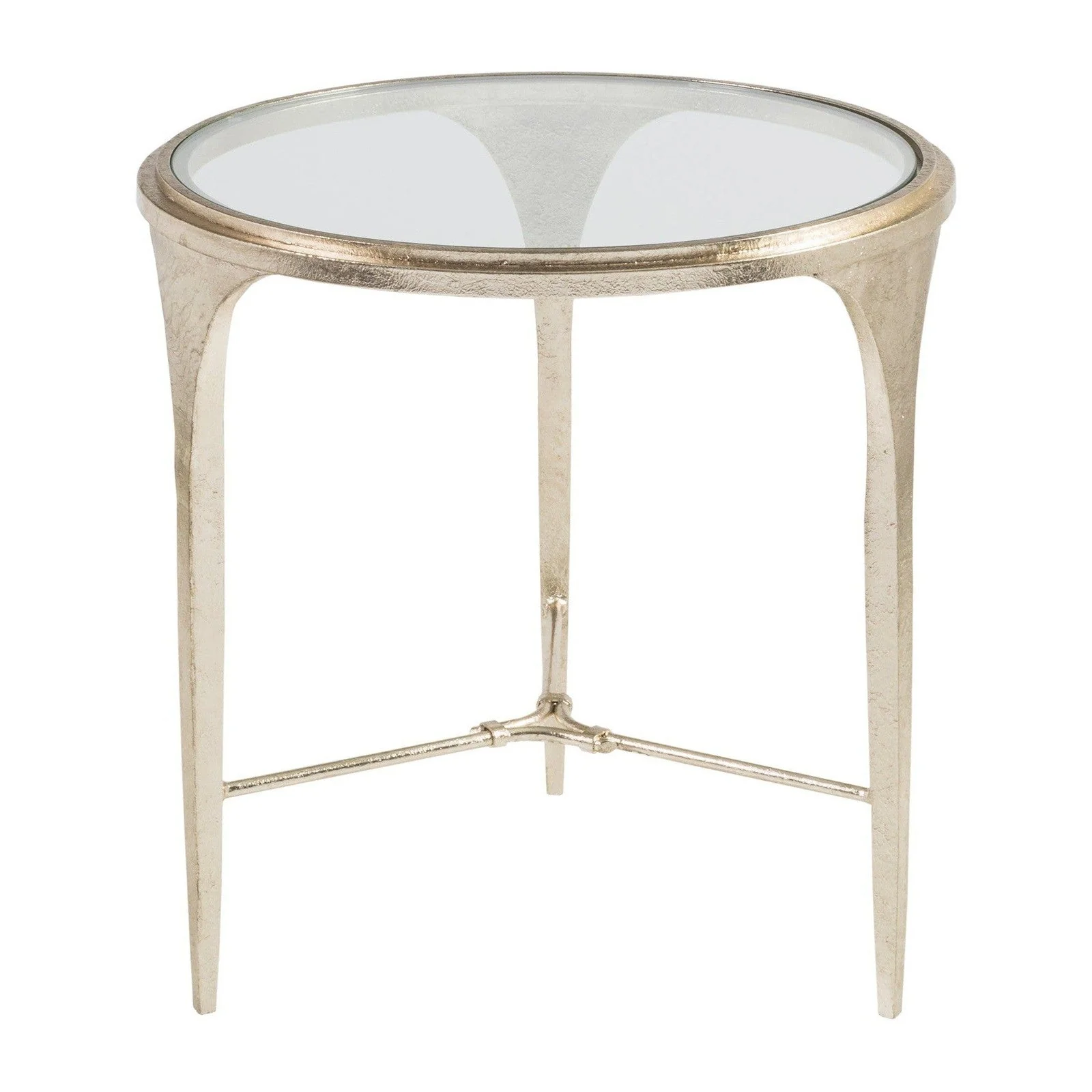 Artistica Home Signature Designs Porto Champagne Round End Table - Image 4