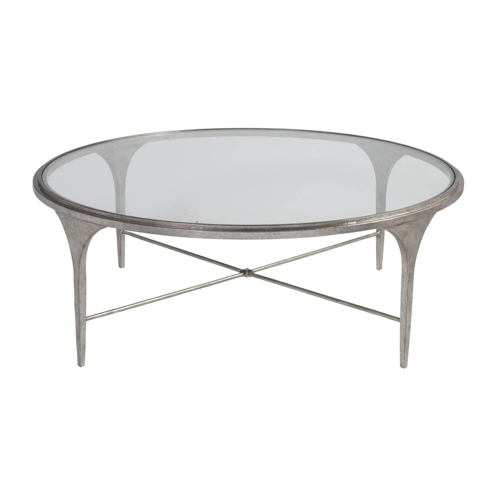 Artistica Home Signature Designs Porto Silver Round Cocktail Table - Image 3
