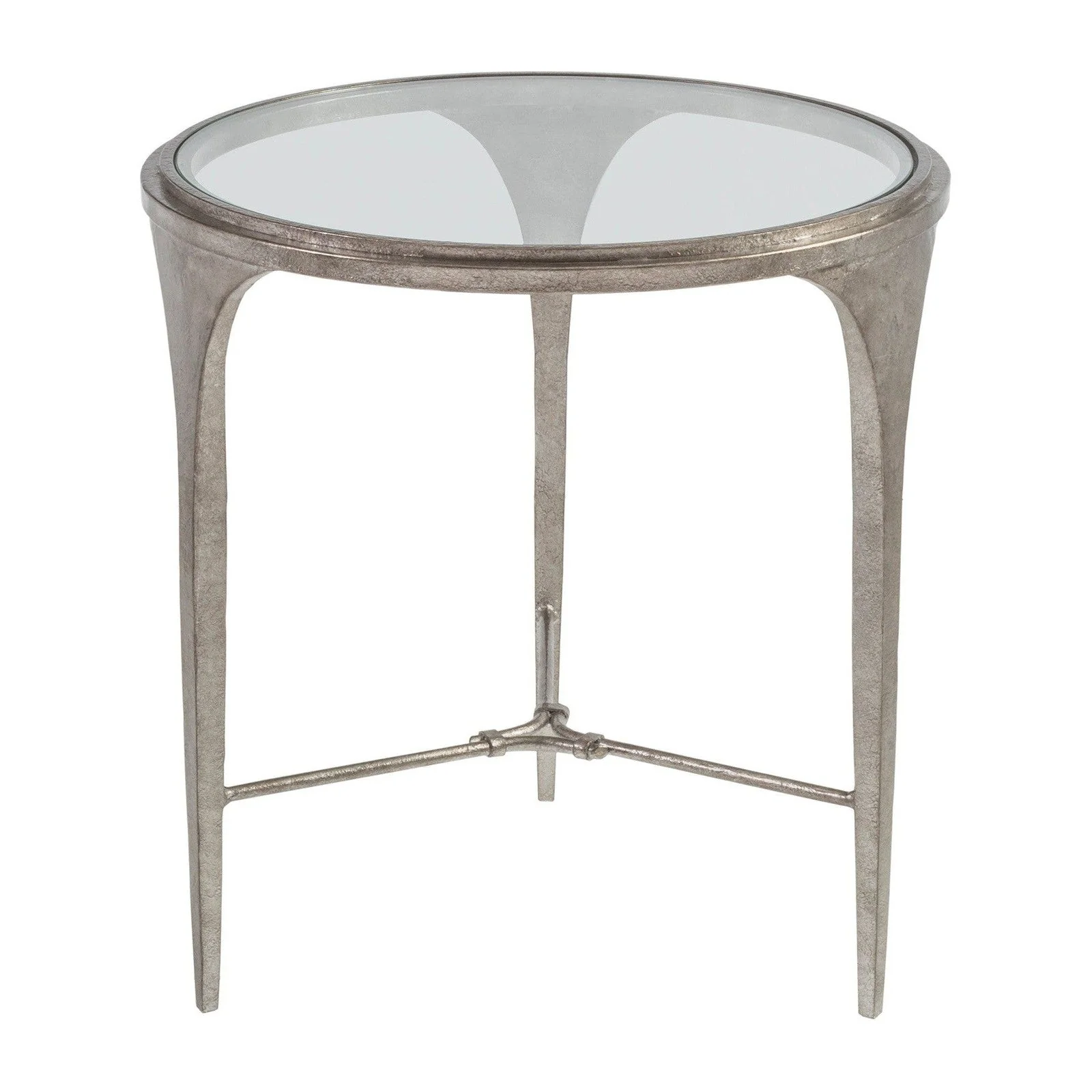 Artistica Home Signature Designs Porto Silver Round End Table - Image 4