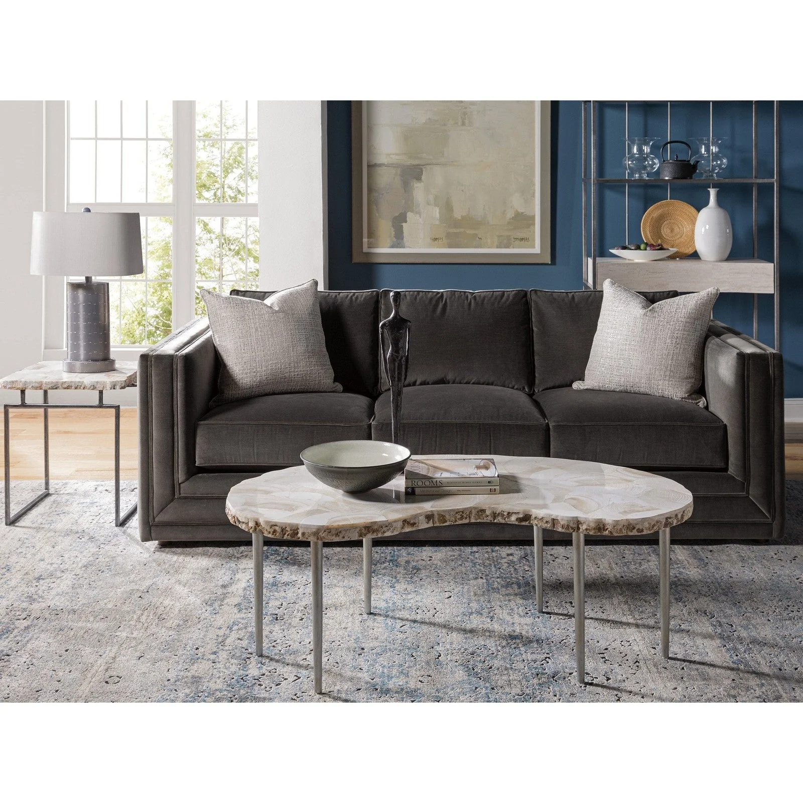 Artistica Home Signature Designs Seamount Kidney Cocktail Table - Image 2