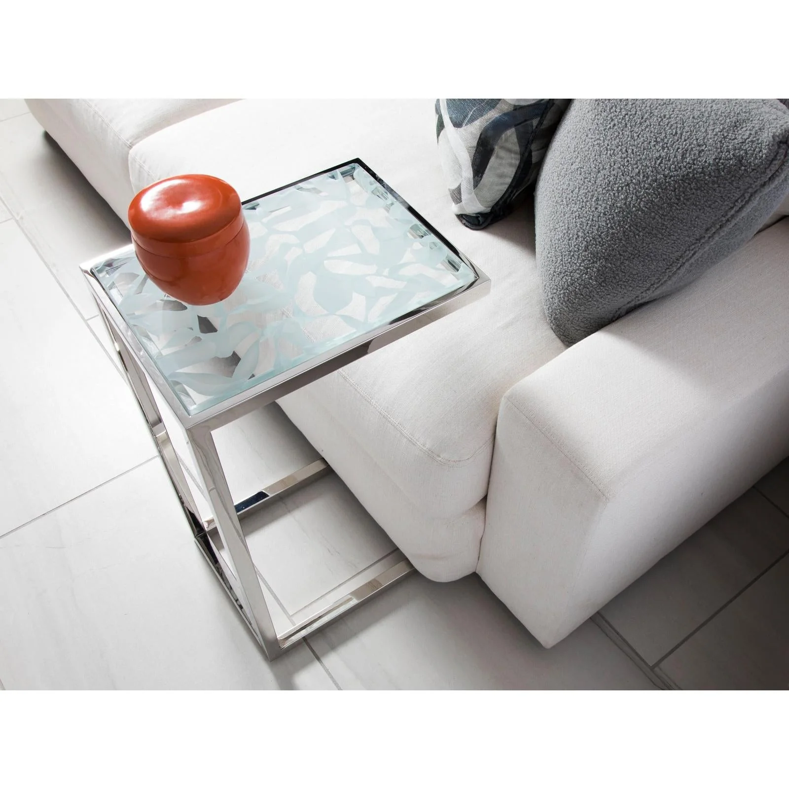 Artistica Home Signature Designs Snowscape Spot Table - Image 3